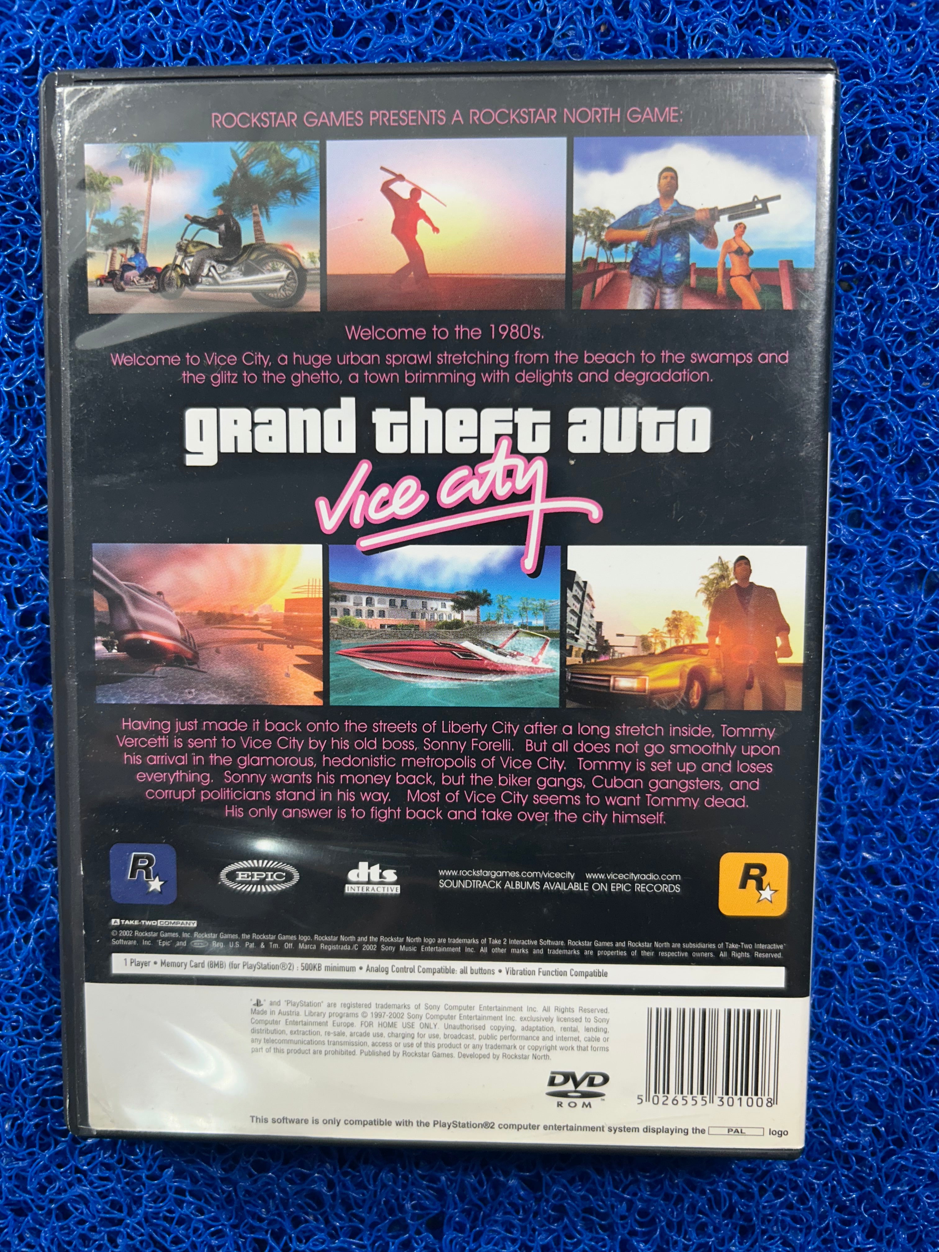 PS2 GTA Vice city (E)