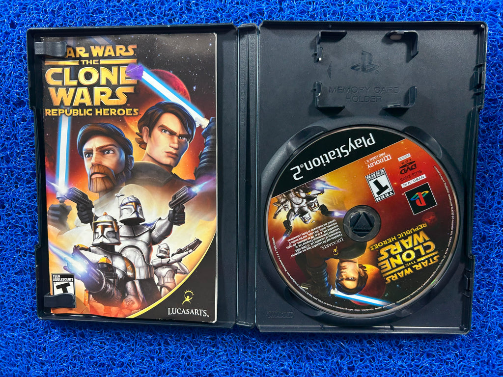 PS2 Star wars the clone wars republic heroes (A)