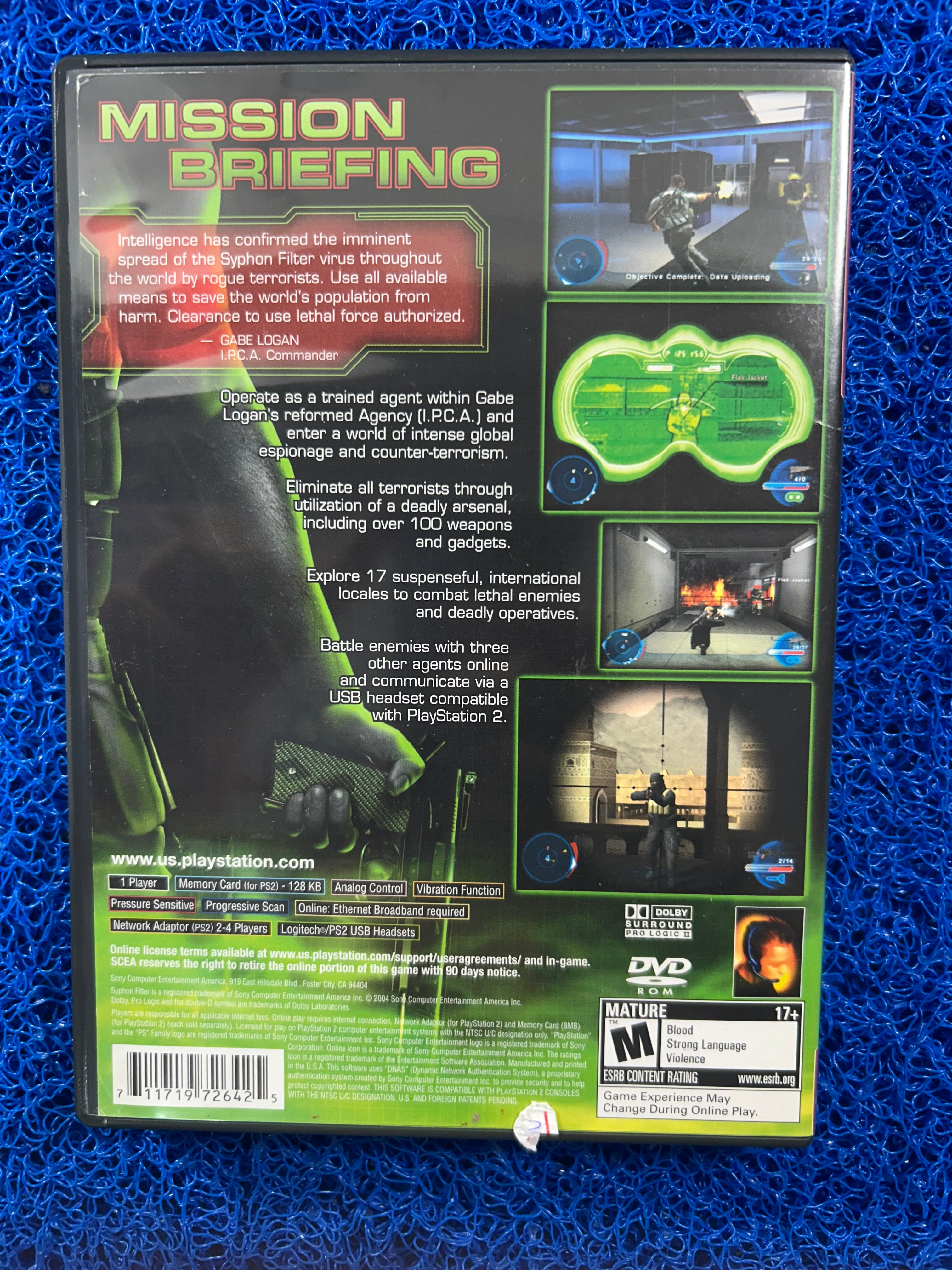 PS2 Syphon filter the omega strain (A)