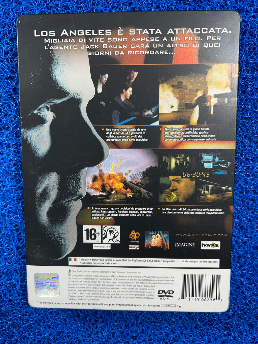 PS2# 24 The game (E) “Steelbock”