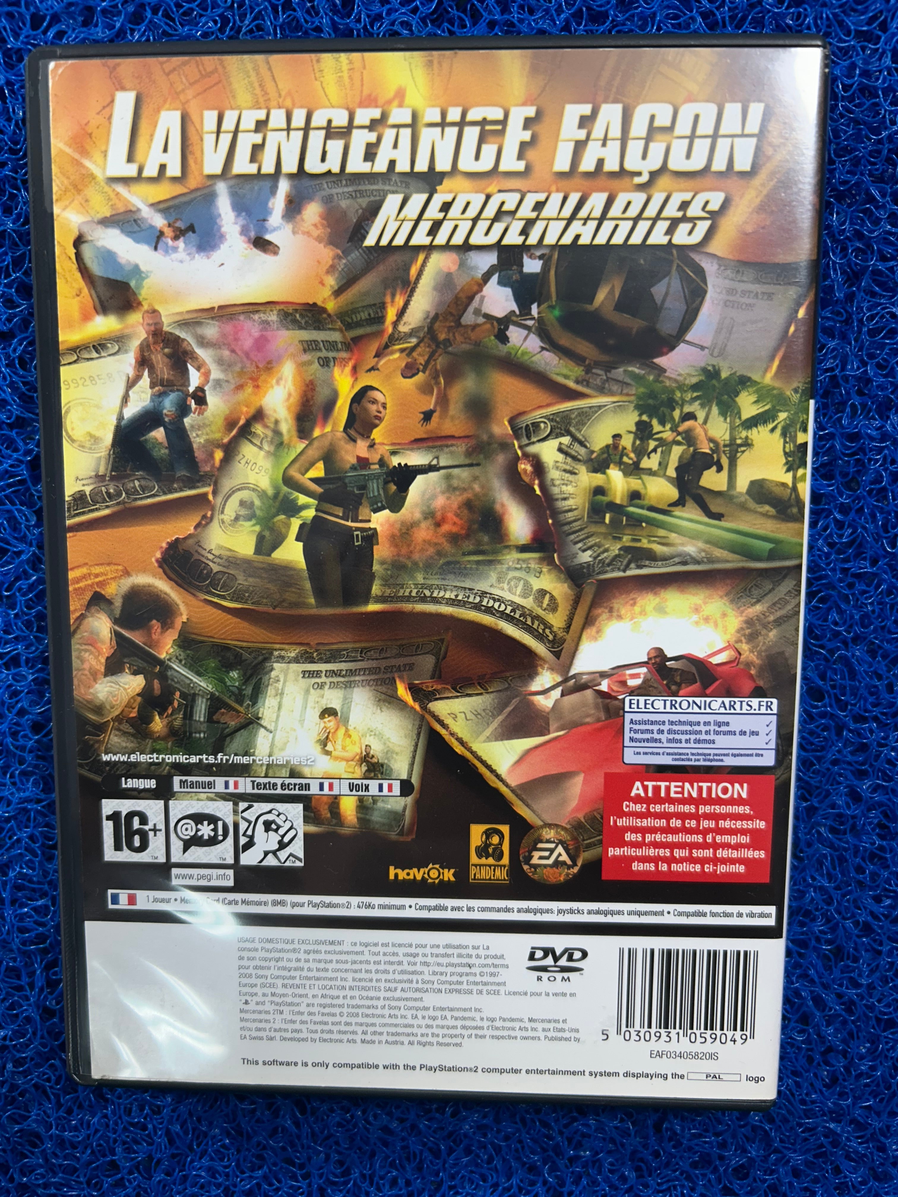 PS2 Mercenaries 2 (E)