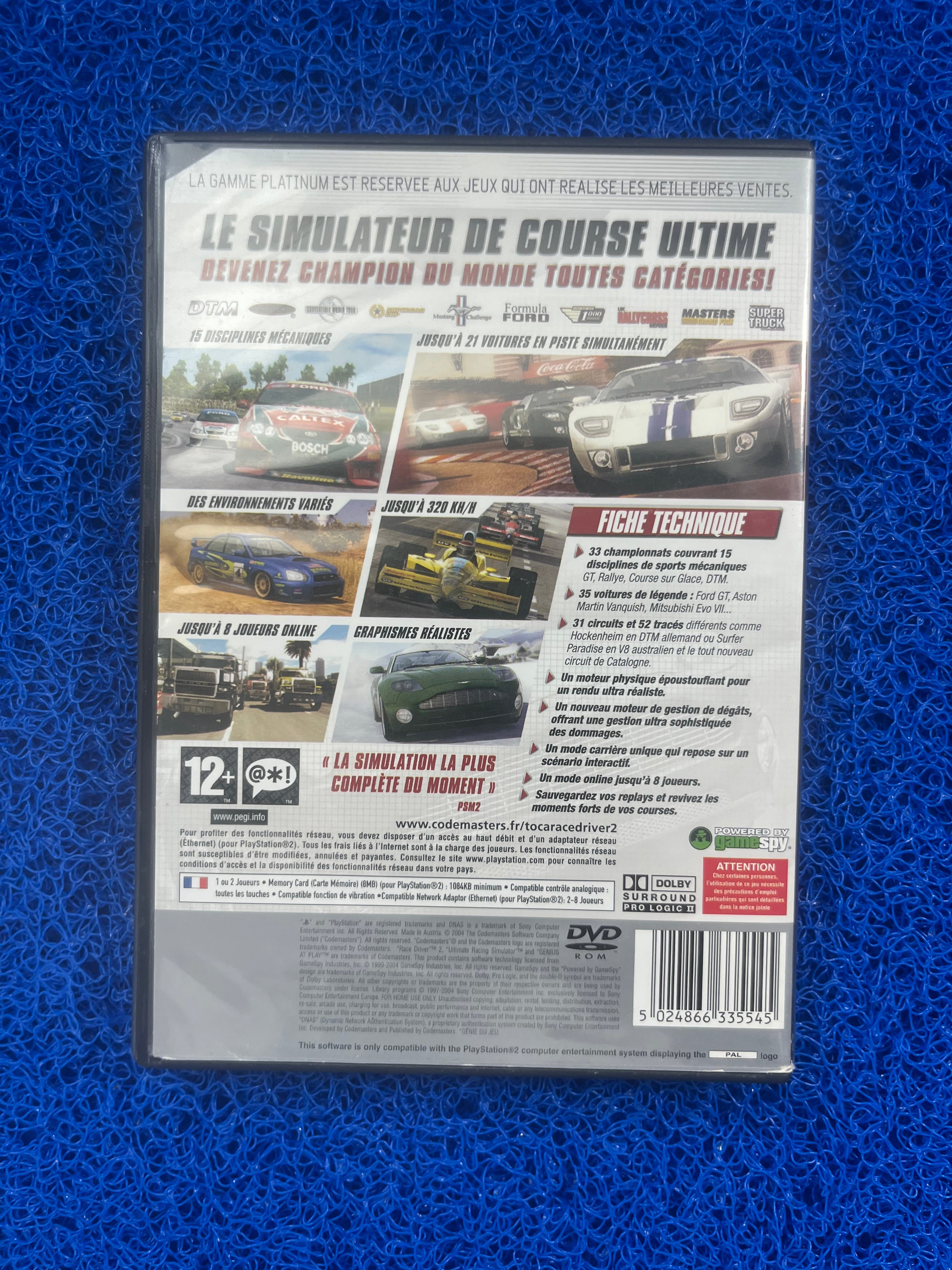 PS2 Toca Race Driver 2(E)