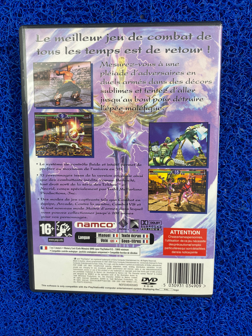 PS2# Soul calibur II (E)