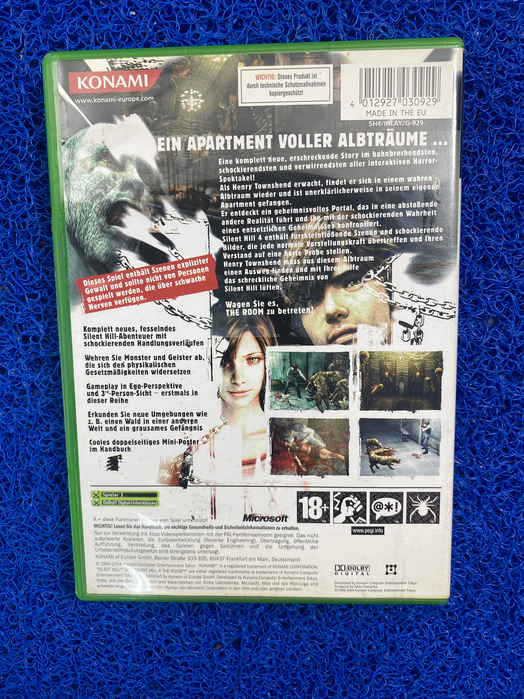 XBOX# Silent hill 4 (E)