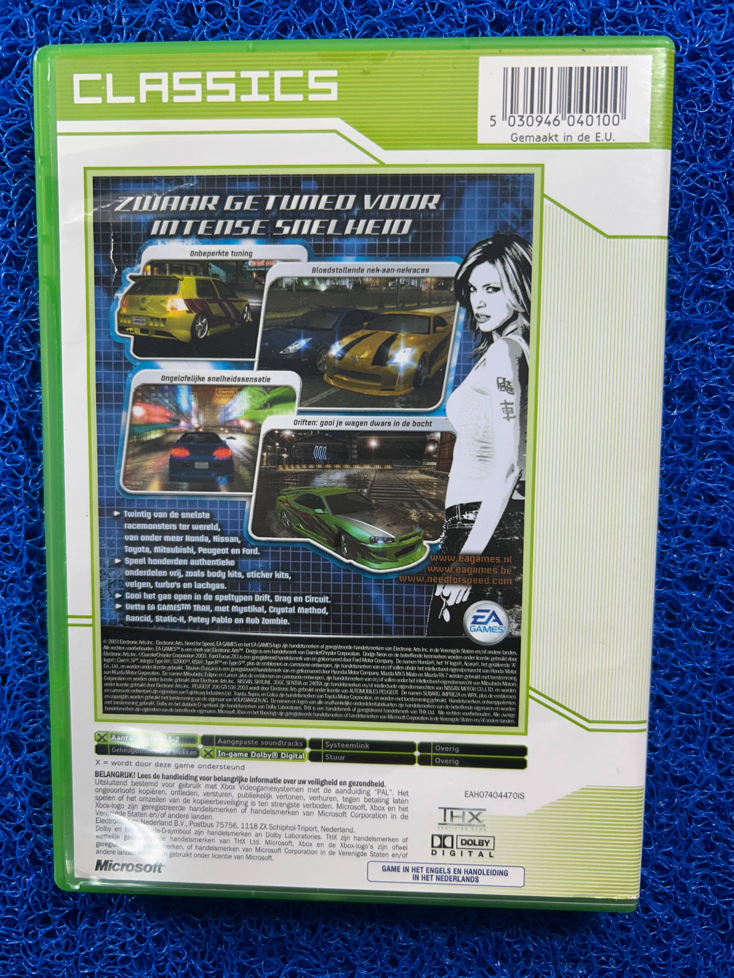 XBOX Need for speed underground (E)