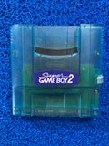 SFC Super gameboy adaptador translúcido azul (J)