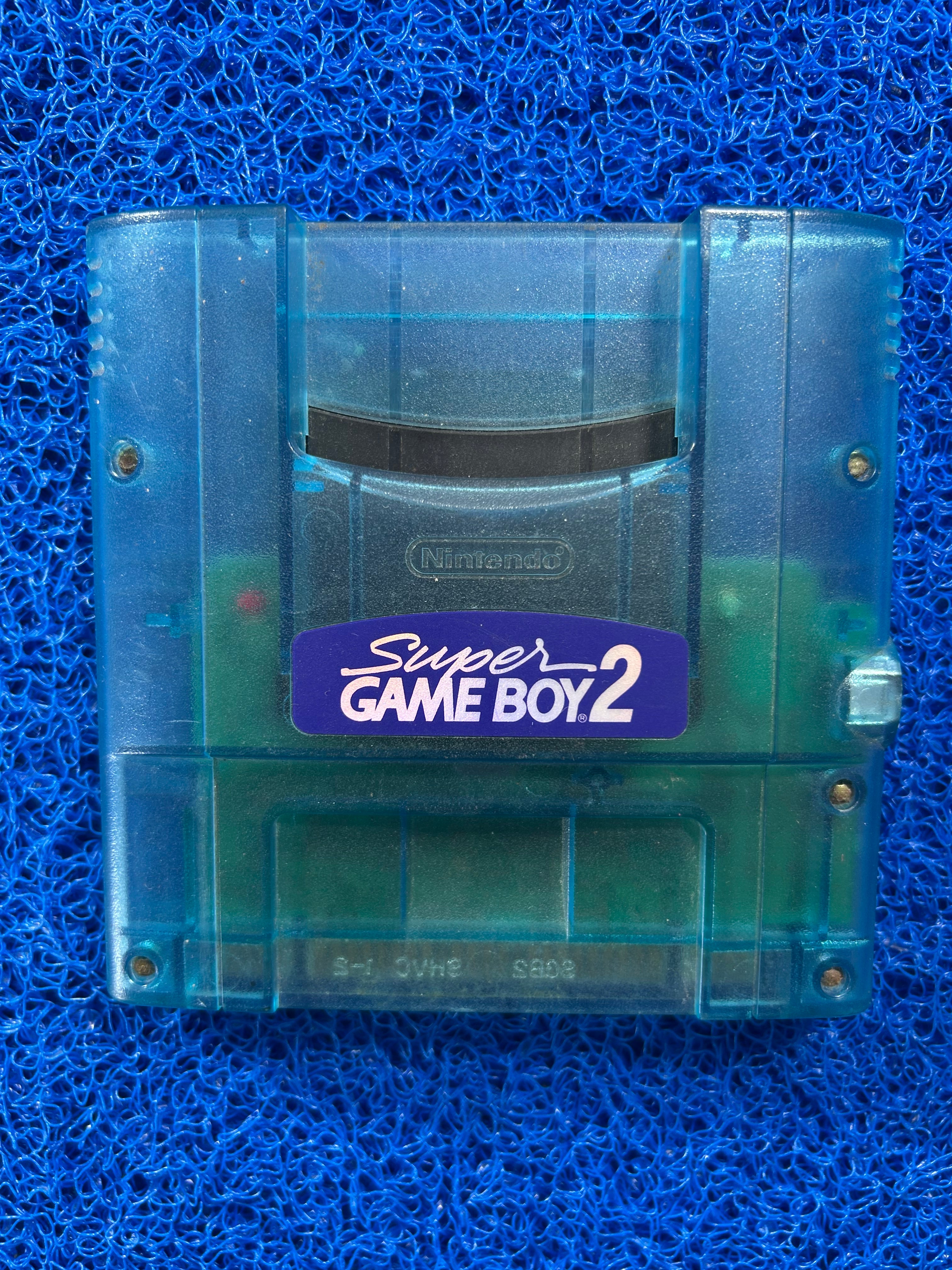 SFC Super gameboy adaptador translúcido azul (J)