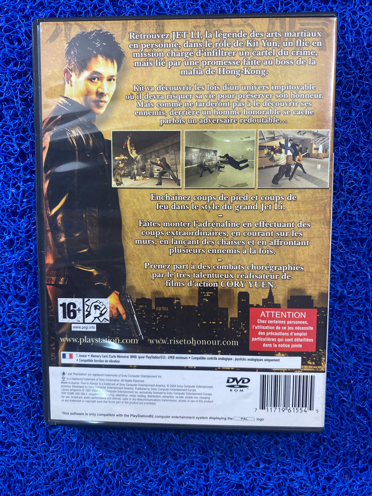 PS2# Rise to honor (E)