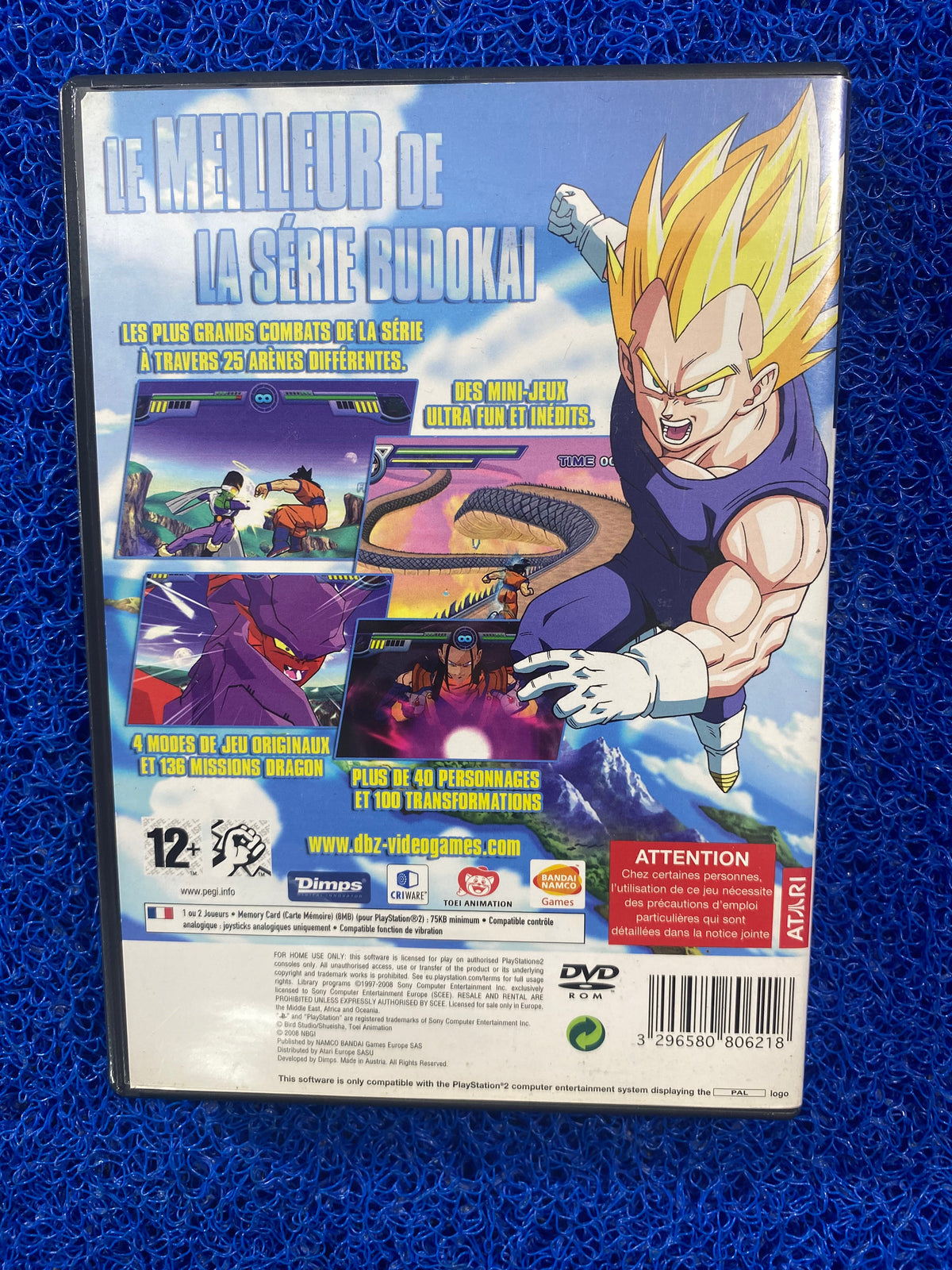 PS2# Dragon ball z infinite world (E)