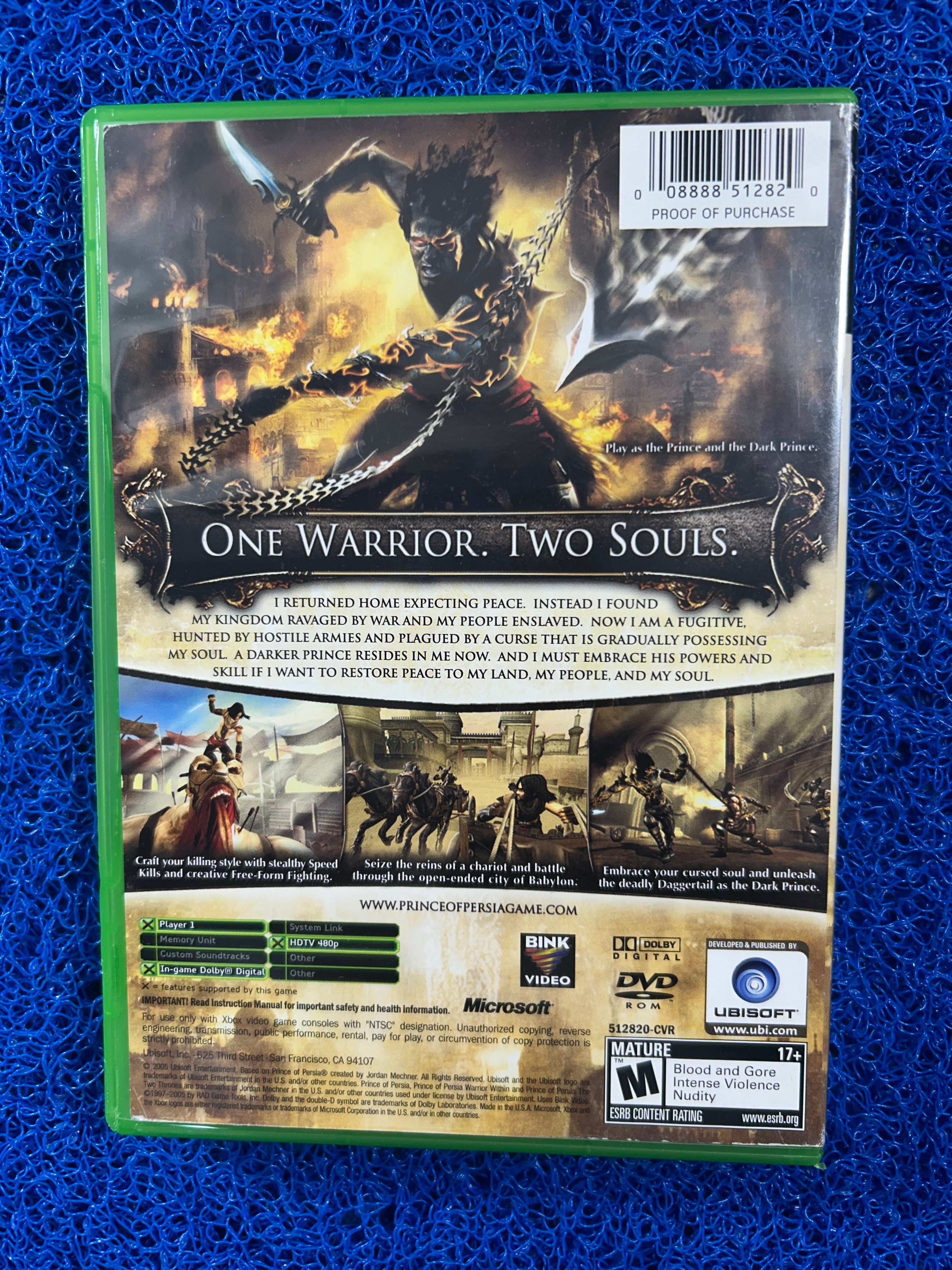 XBOX# Prince of persia the two thrones (A)