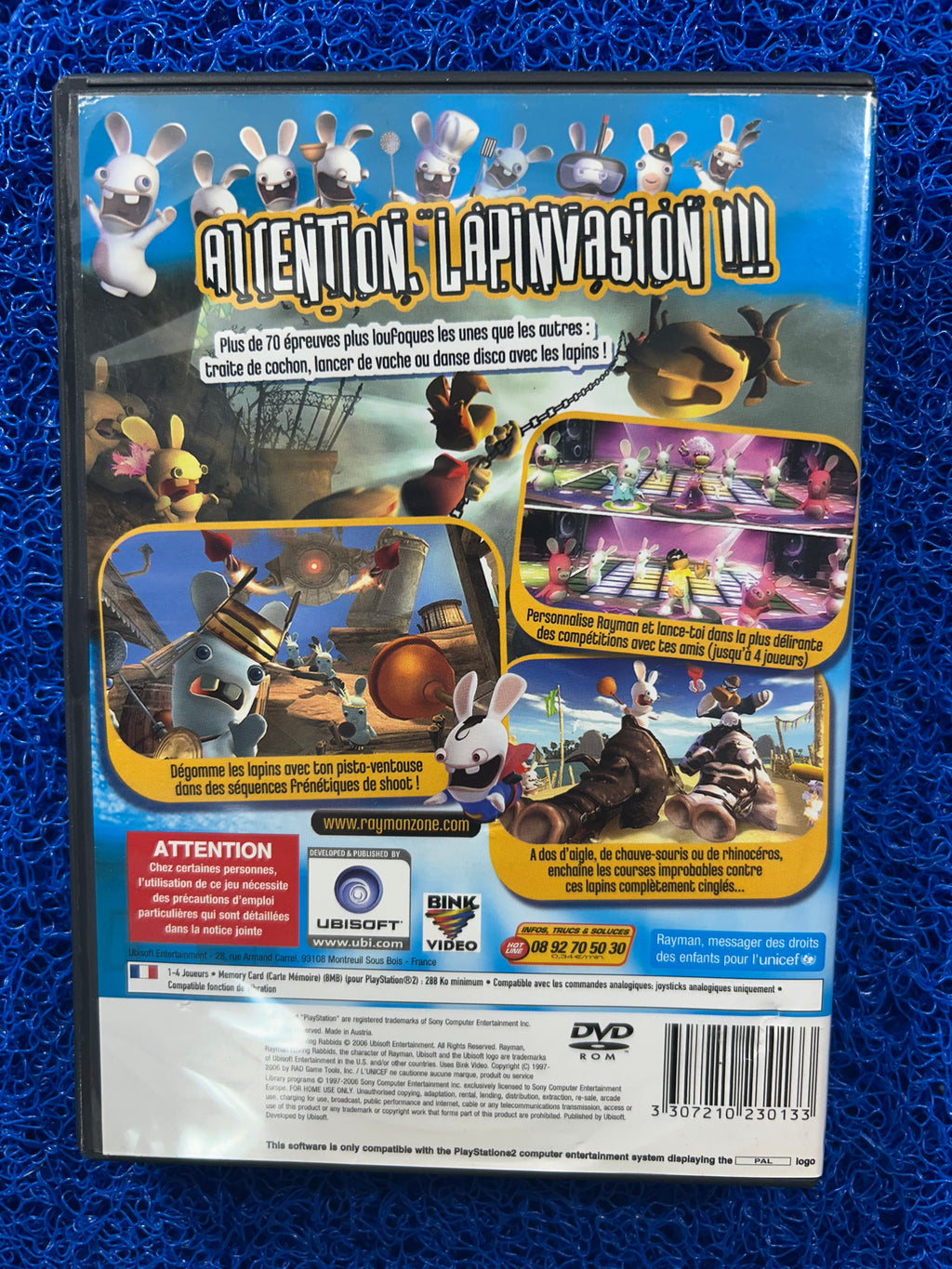 PS2 Rayman raving rabbits (E)