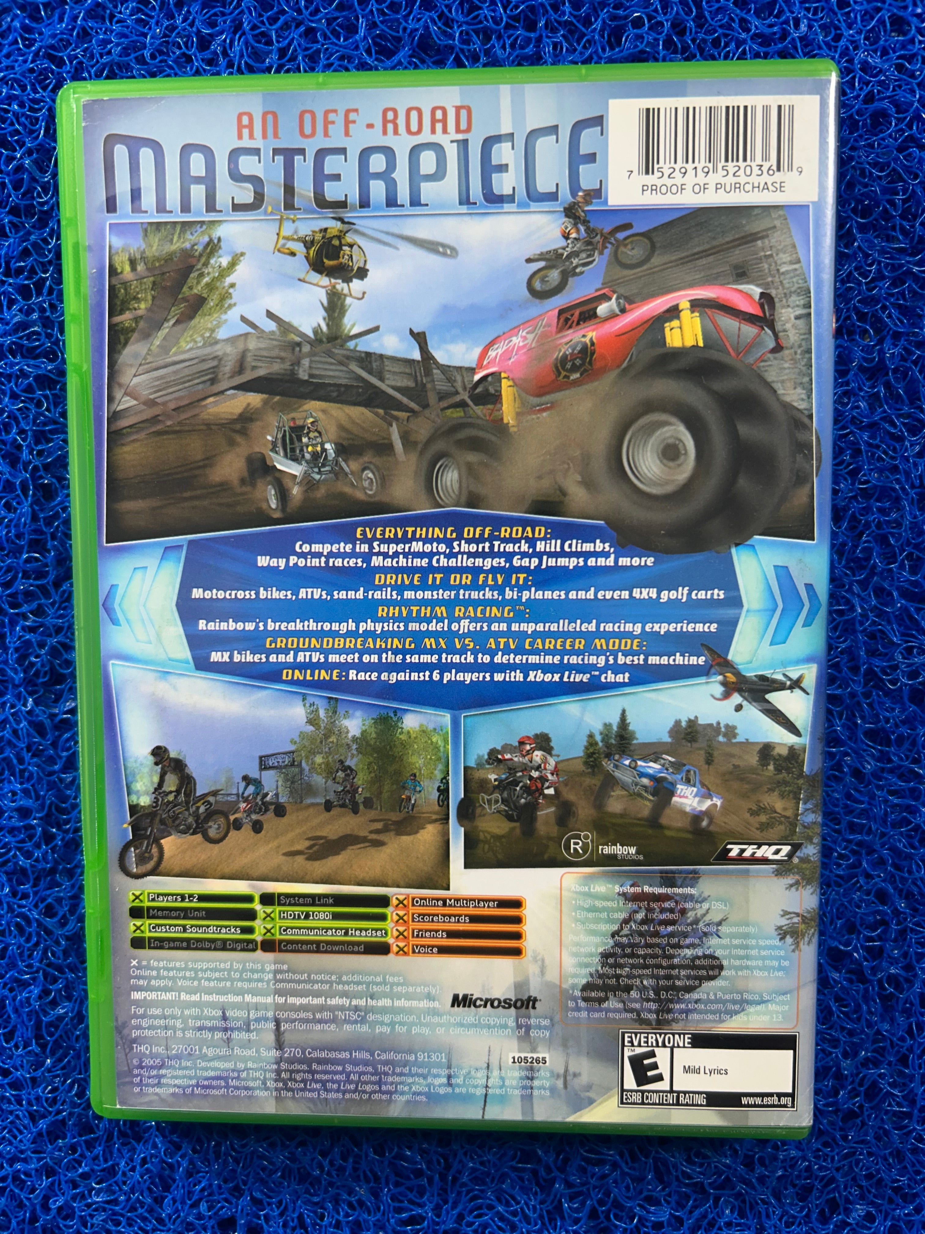 XBOX MX vs. atv unleashed (A)