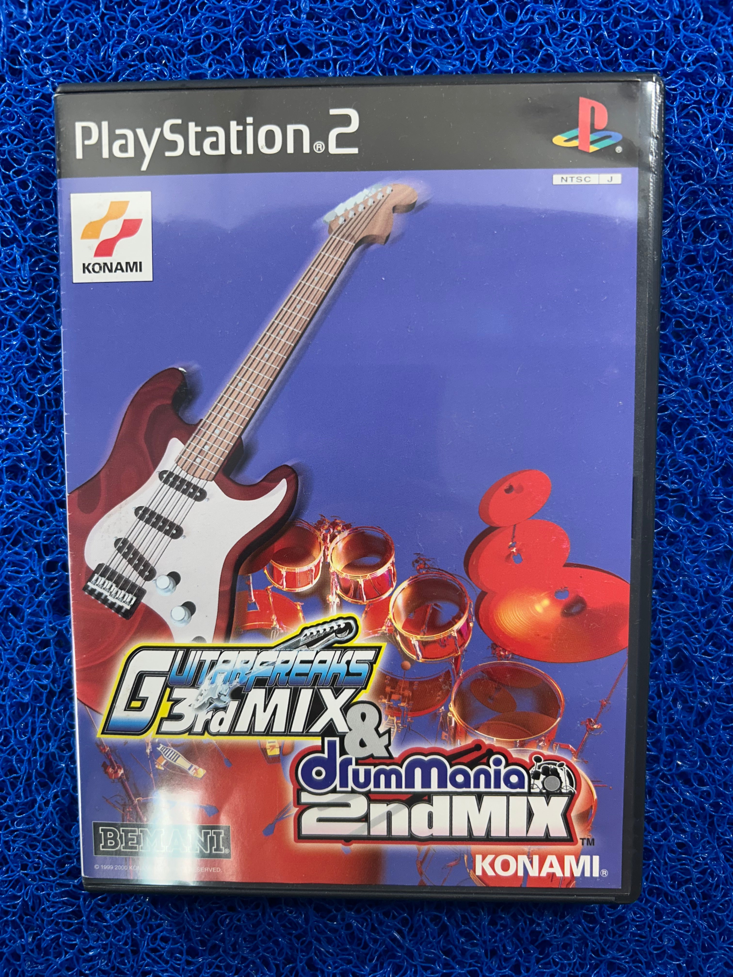PS2 Guitarfreak 3rd mix + Drummania 2nd mix (J)