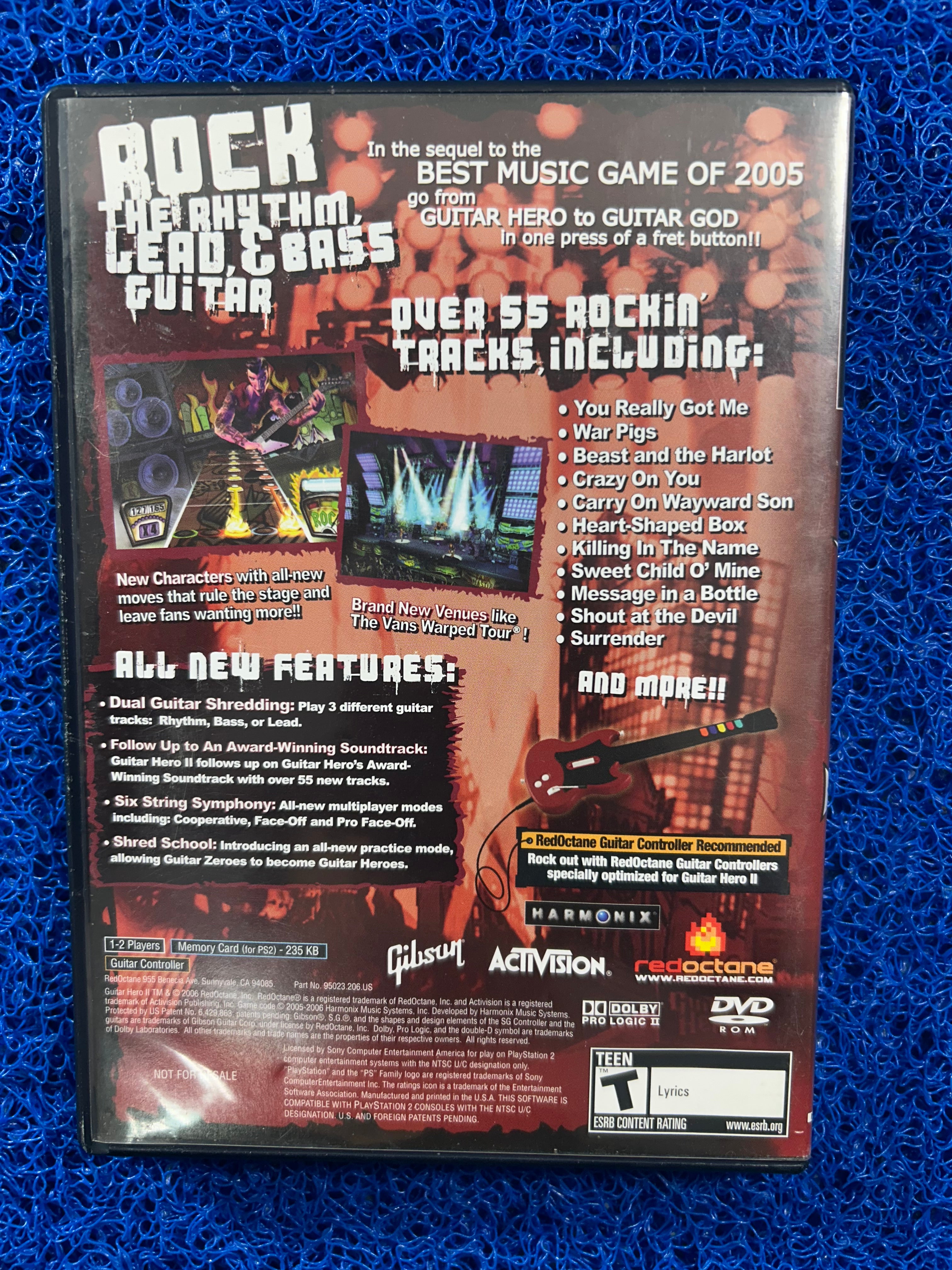 PS2 Guitar hero II (A)
