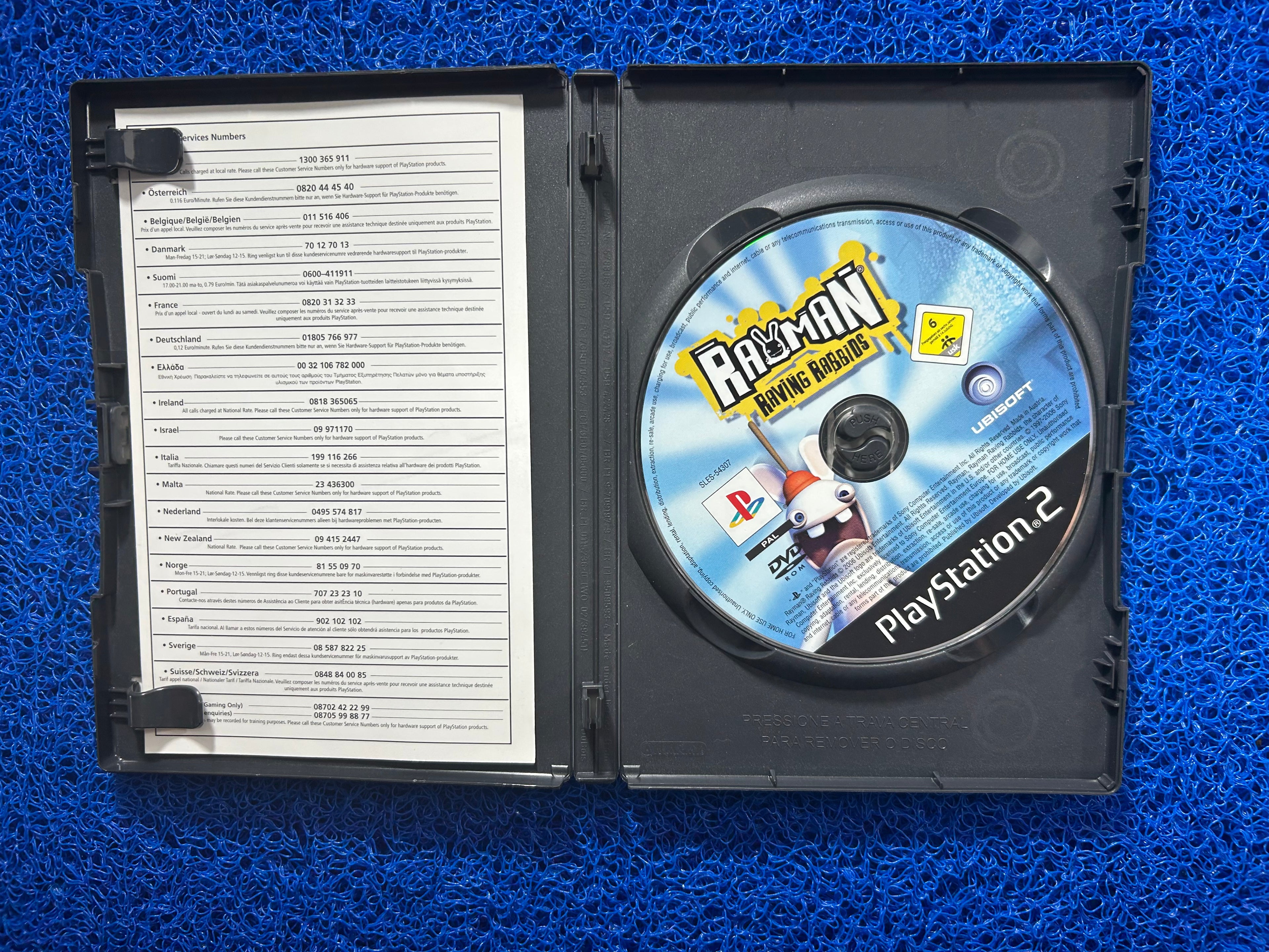 PS2 Rayman raving rabbits (E)
