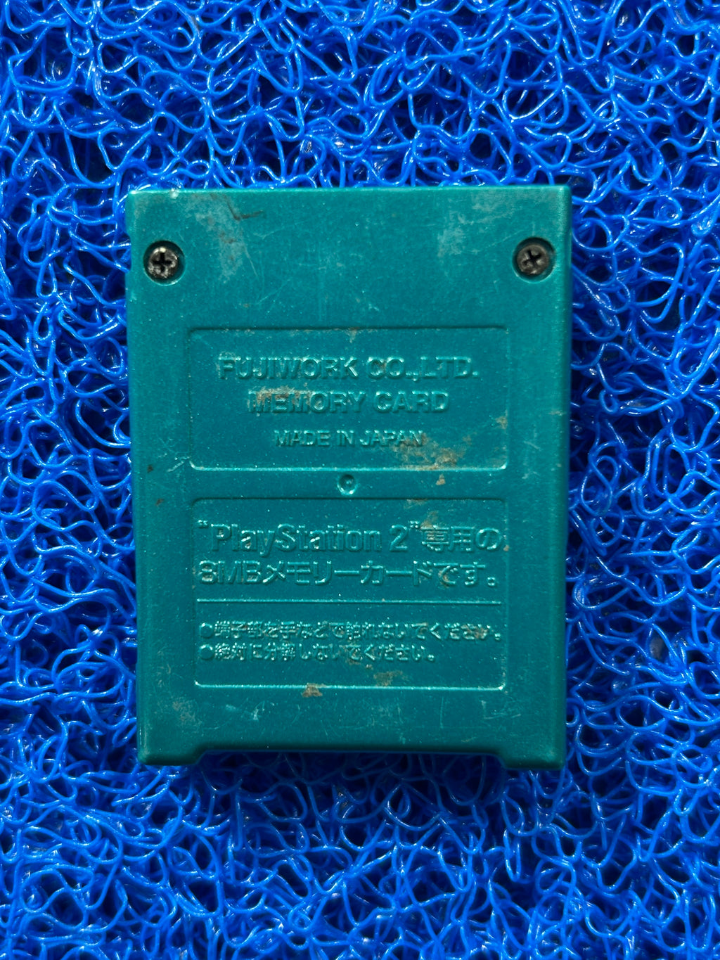 ACESSÓRIOS Memory card de ps2 verde metálico