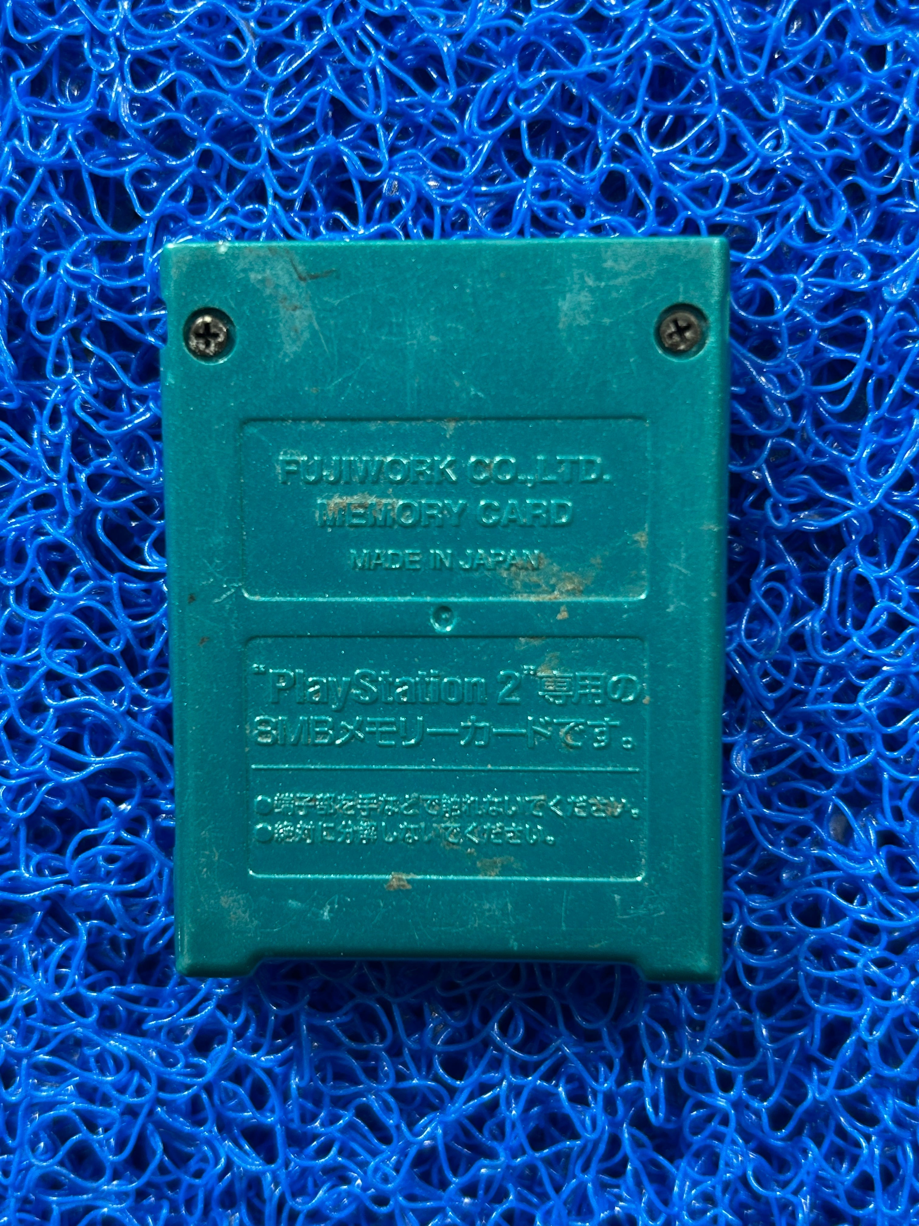 ACESSÓRIOS Memory card de ps2 verde metálico