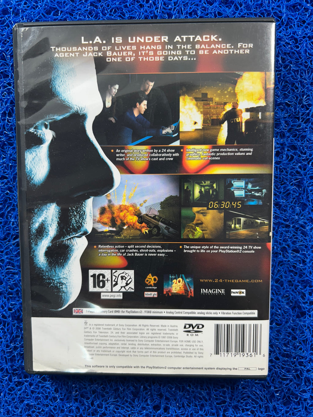 PS2 24 The game (E)