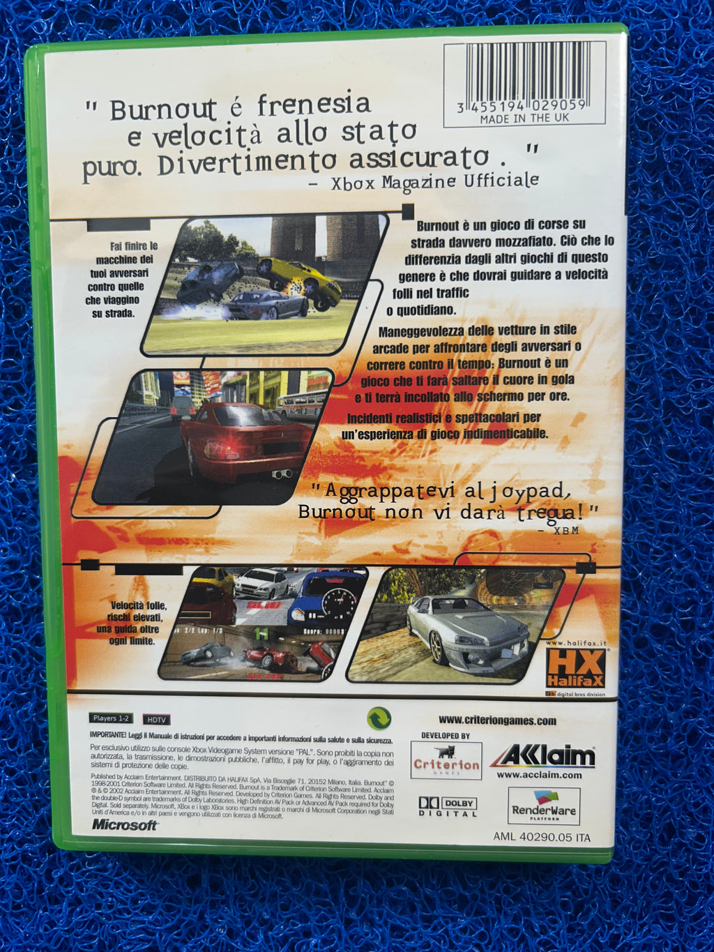XBOX Burnout (E)