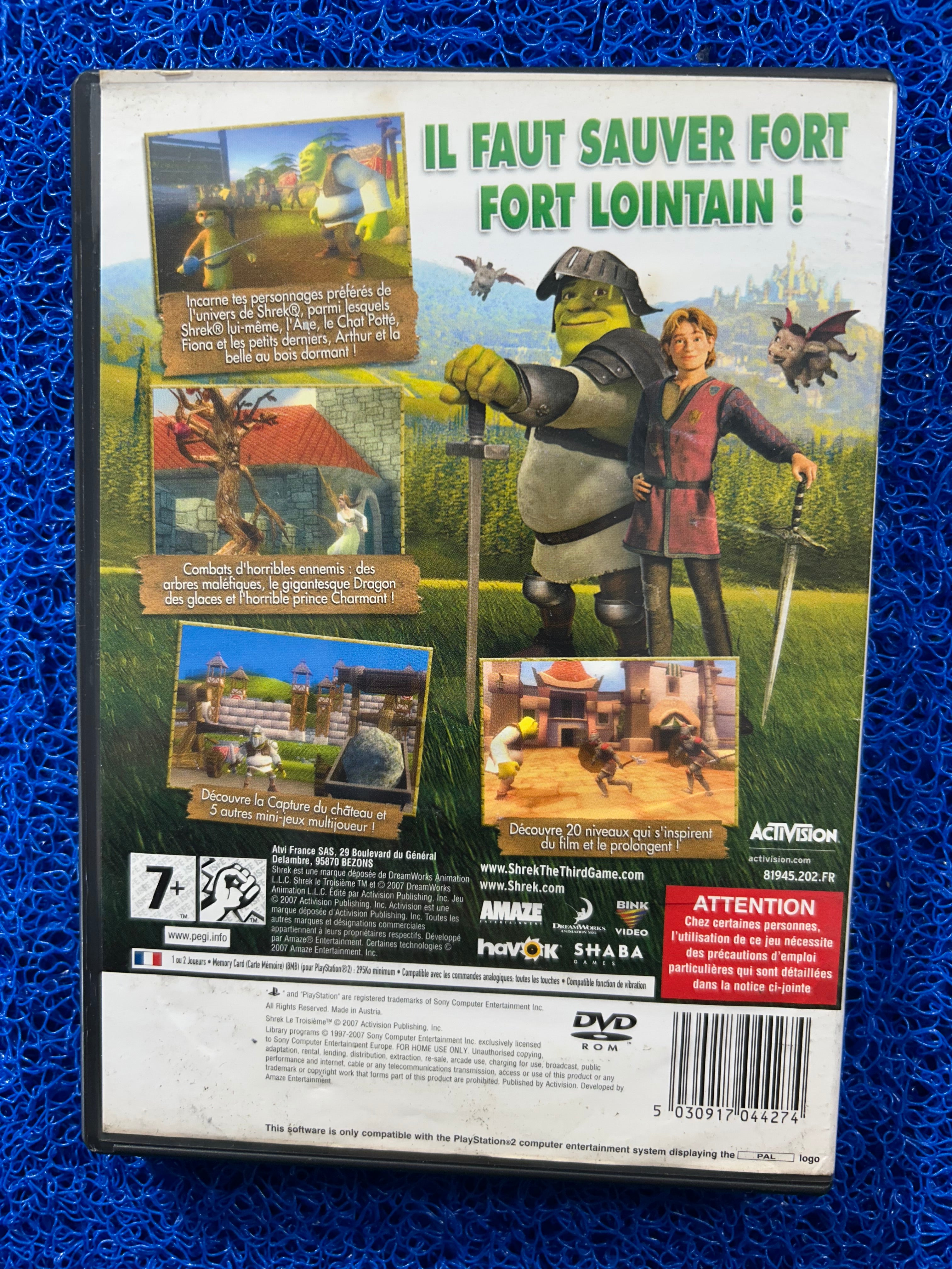 PS2 Shrek the third (E)