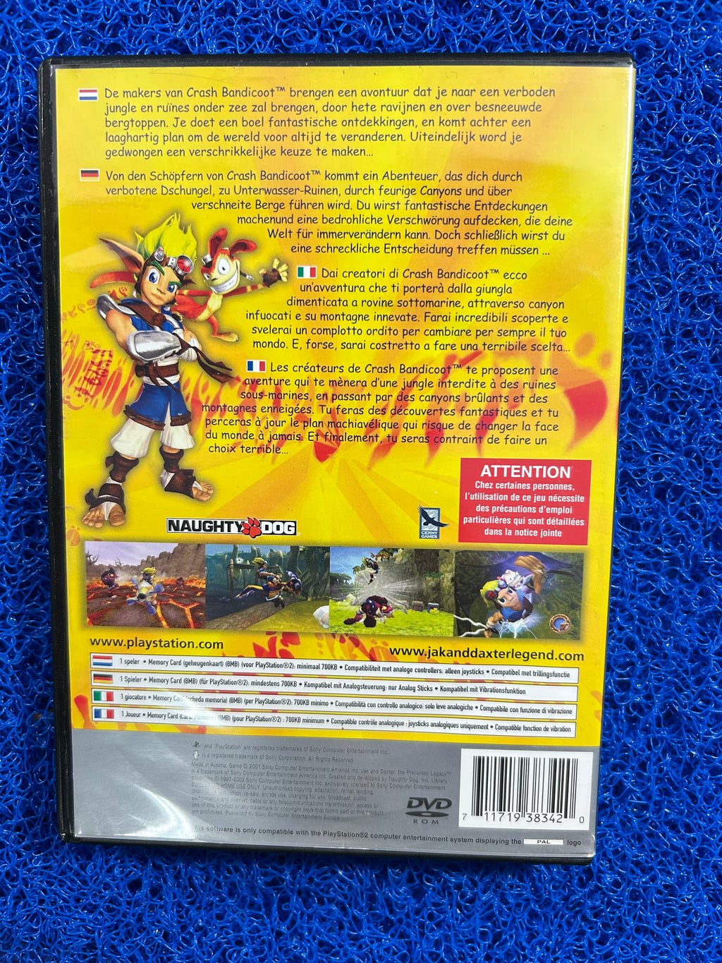 PS2 Jak and daxter (E)