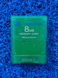 ACESSÓRIOS Memory card de ps2 verde translúcido