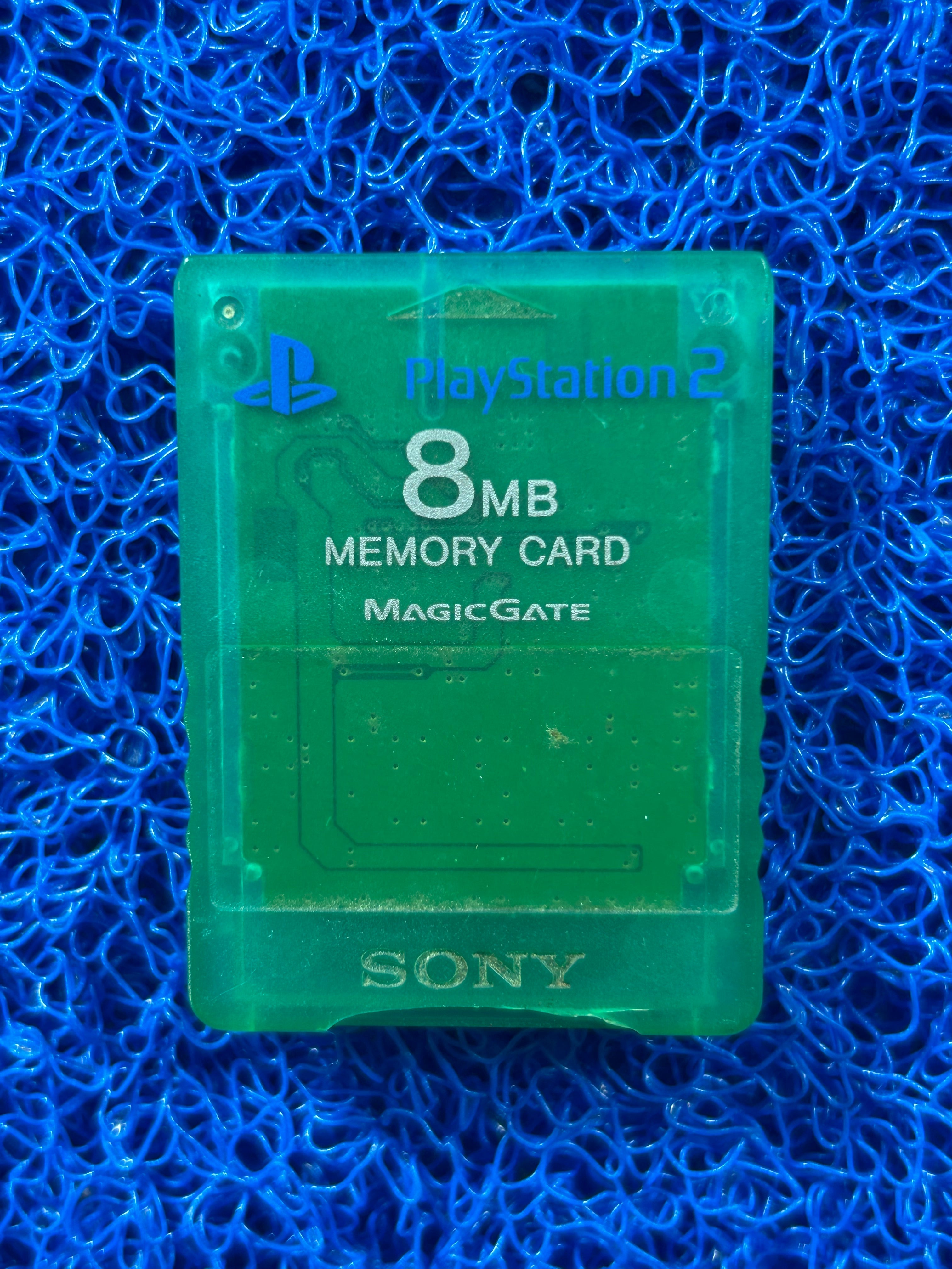 ACESSÓRIOS Memory card de ps2 verde translúcido