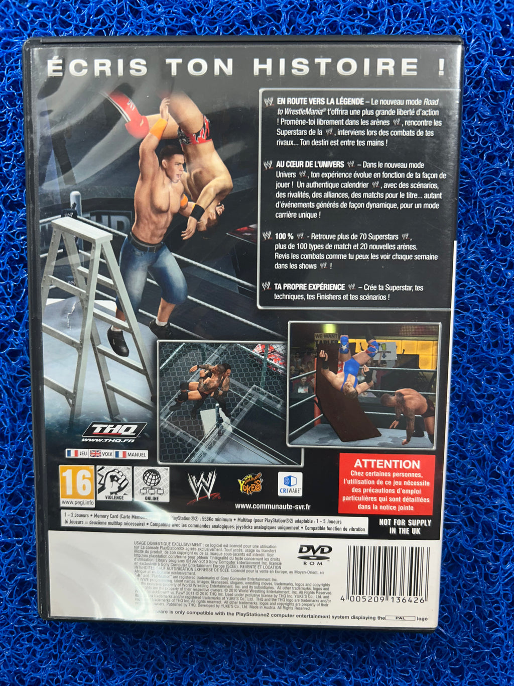 PS2 Smackdown vs. raw 2011 (E)