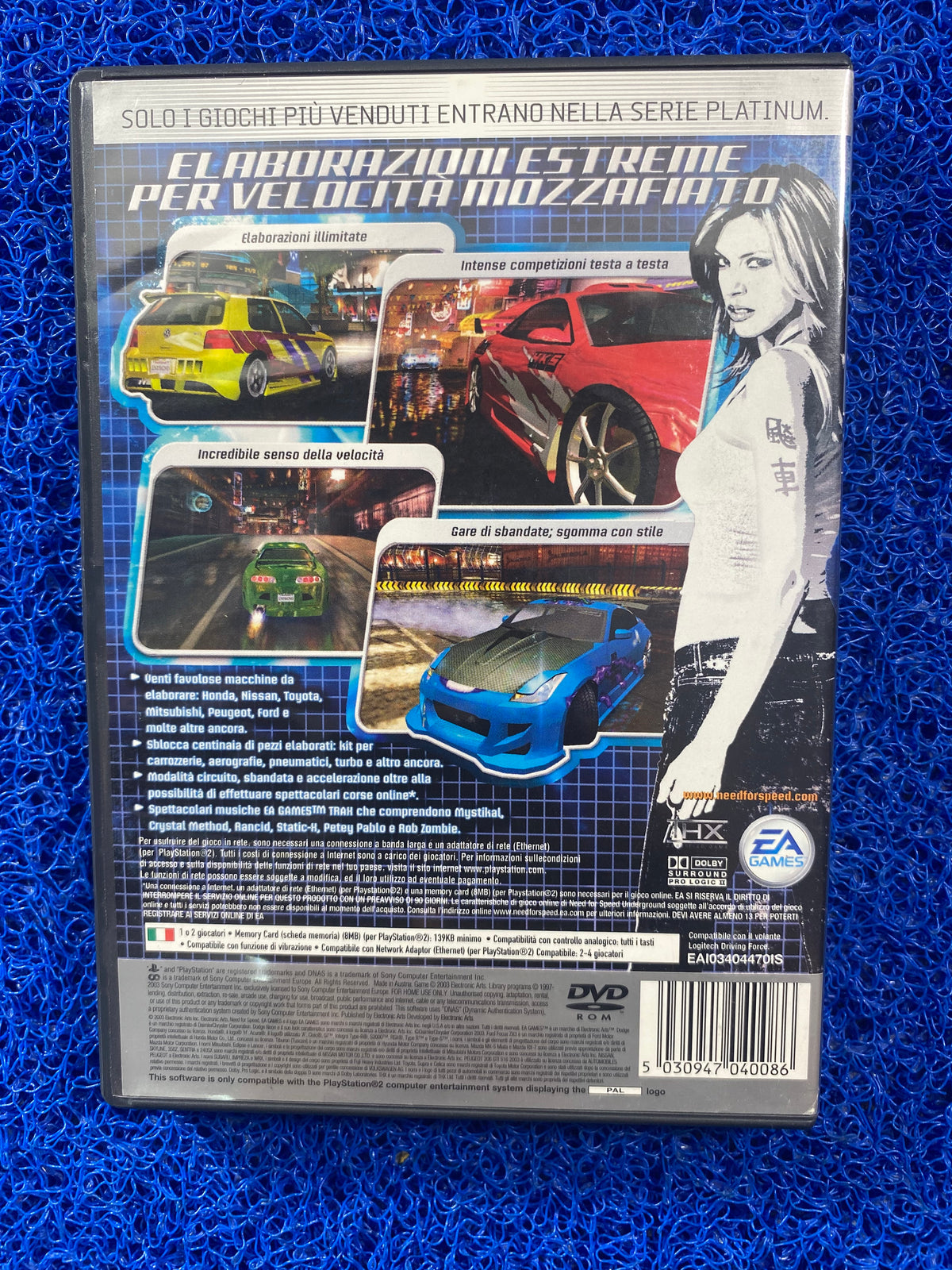 PS2# Need for speed underground (E)