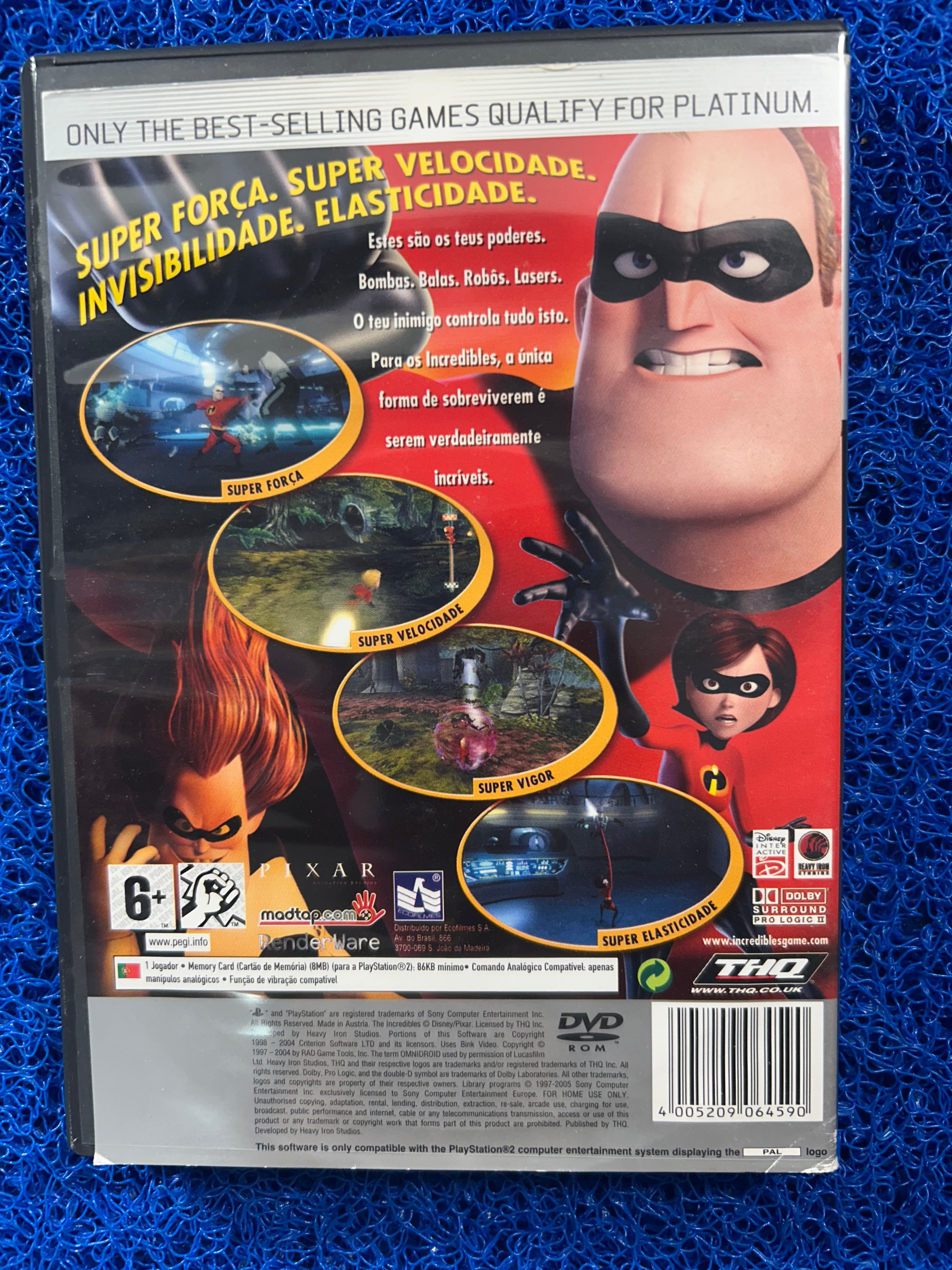 PS2 The incredibles (E)