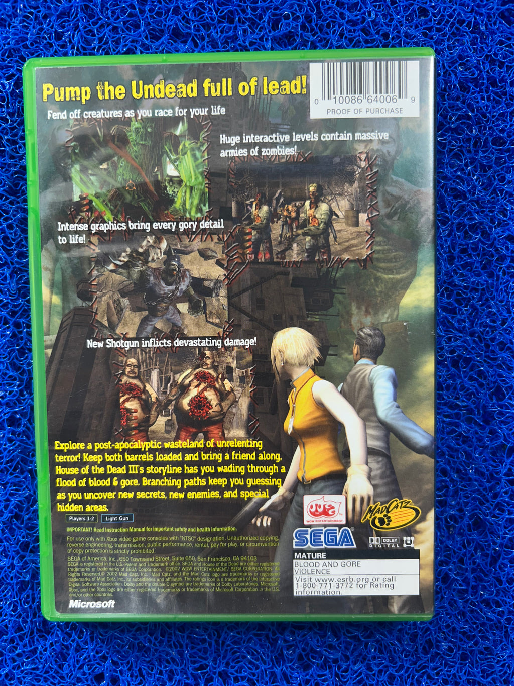 XBOX The house of the dead III (A)