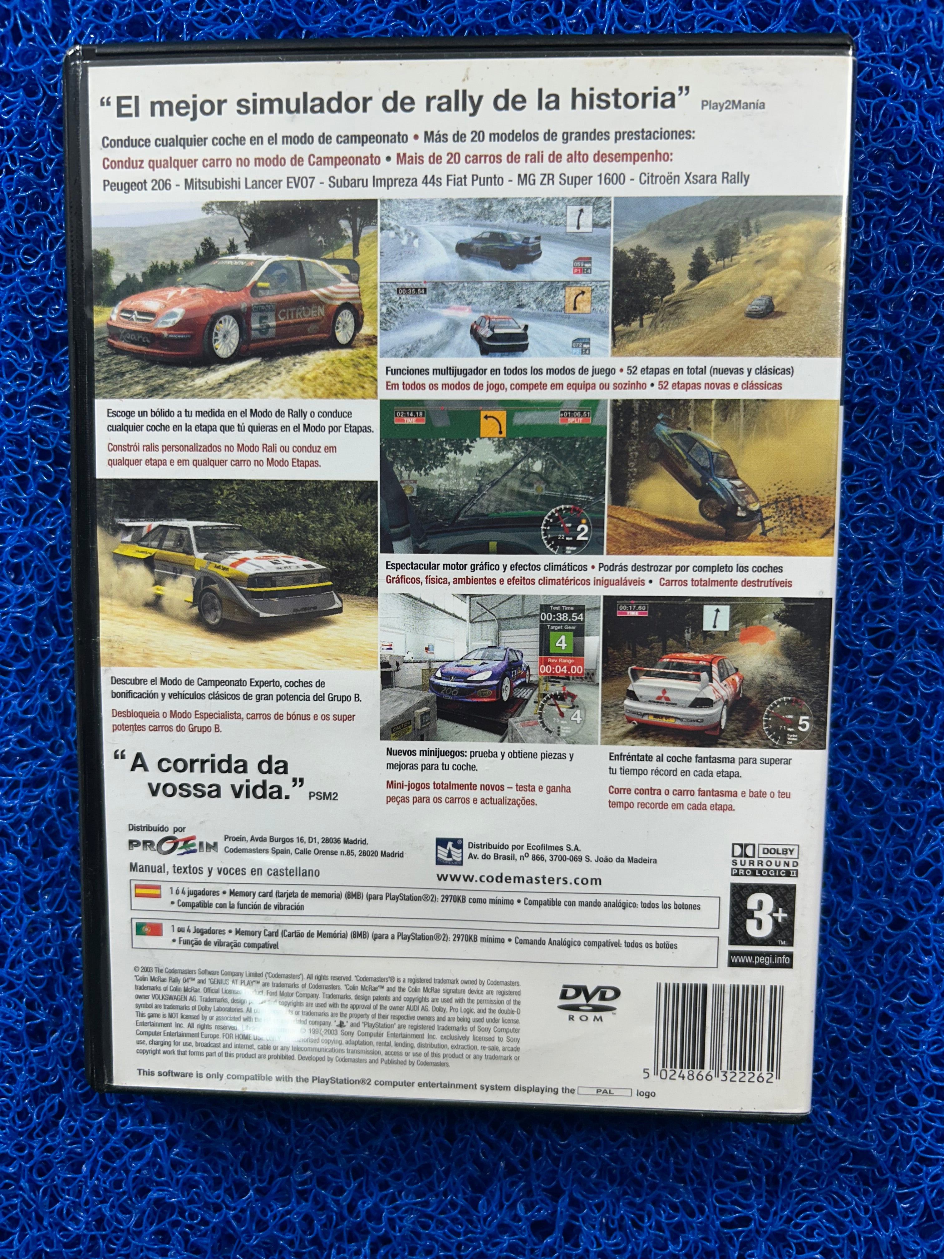 PS2 Colin mcrae rally 04 (E)