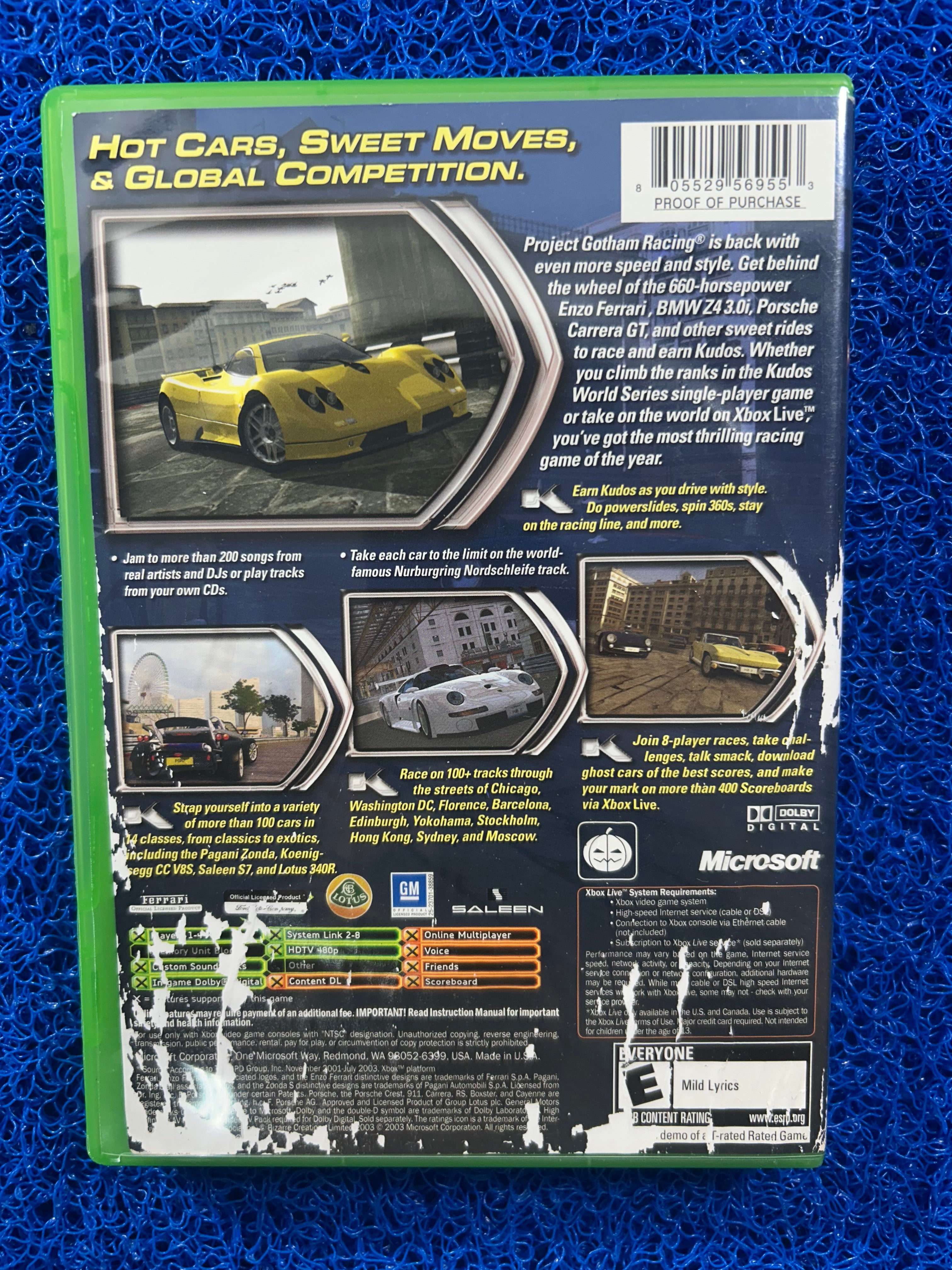 XBOX Project Gotham Racing 2 (A)