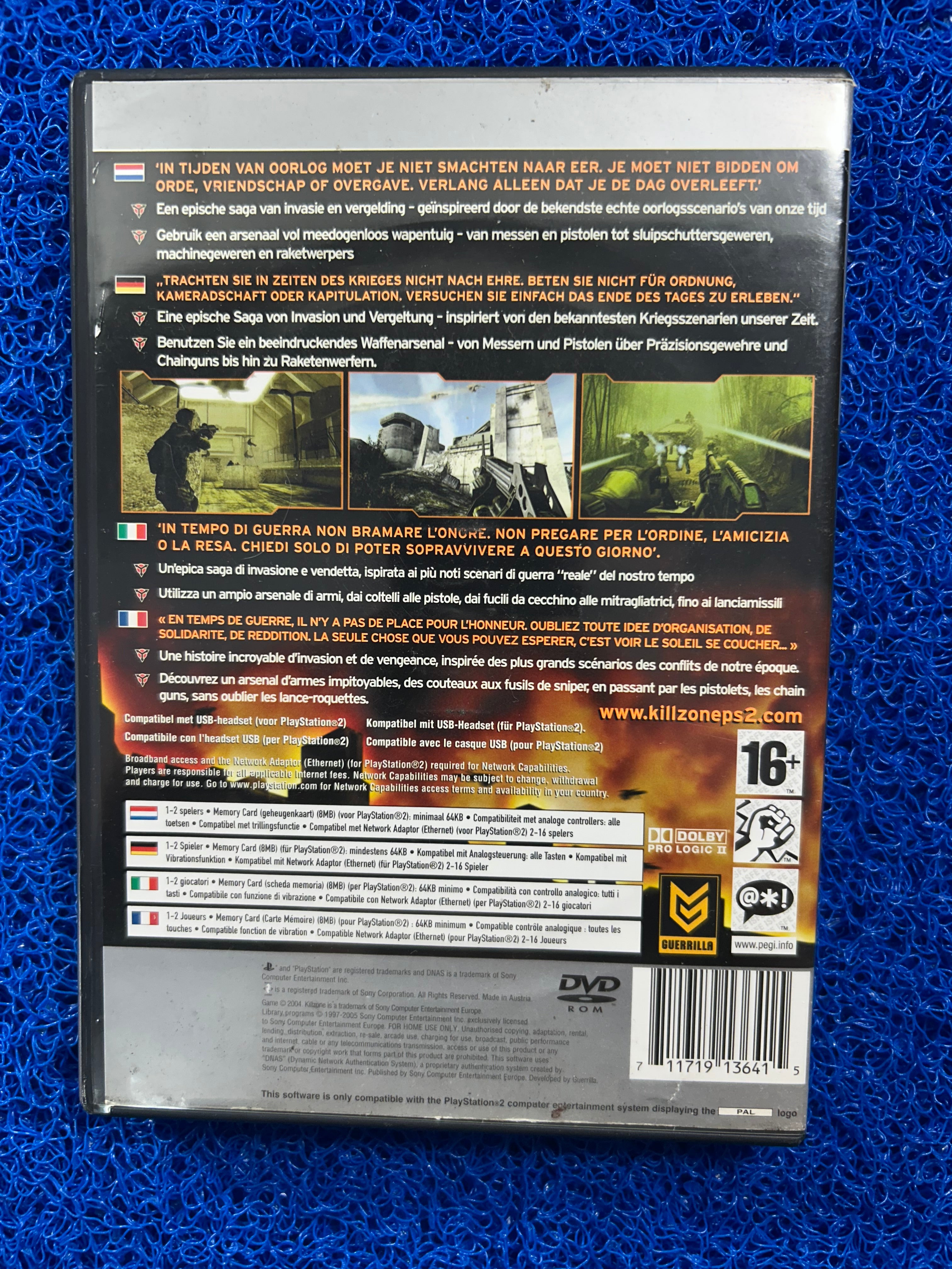 PS2 Killzone (E)