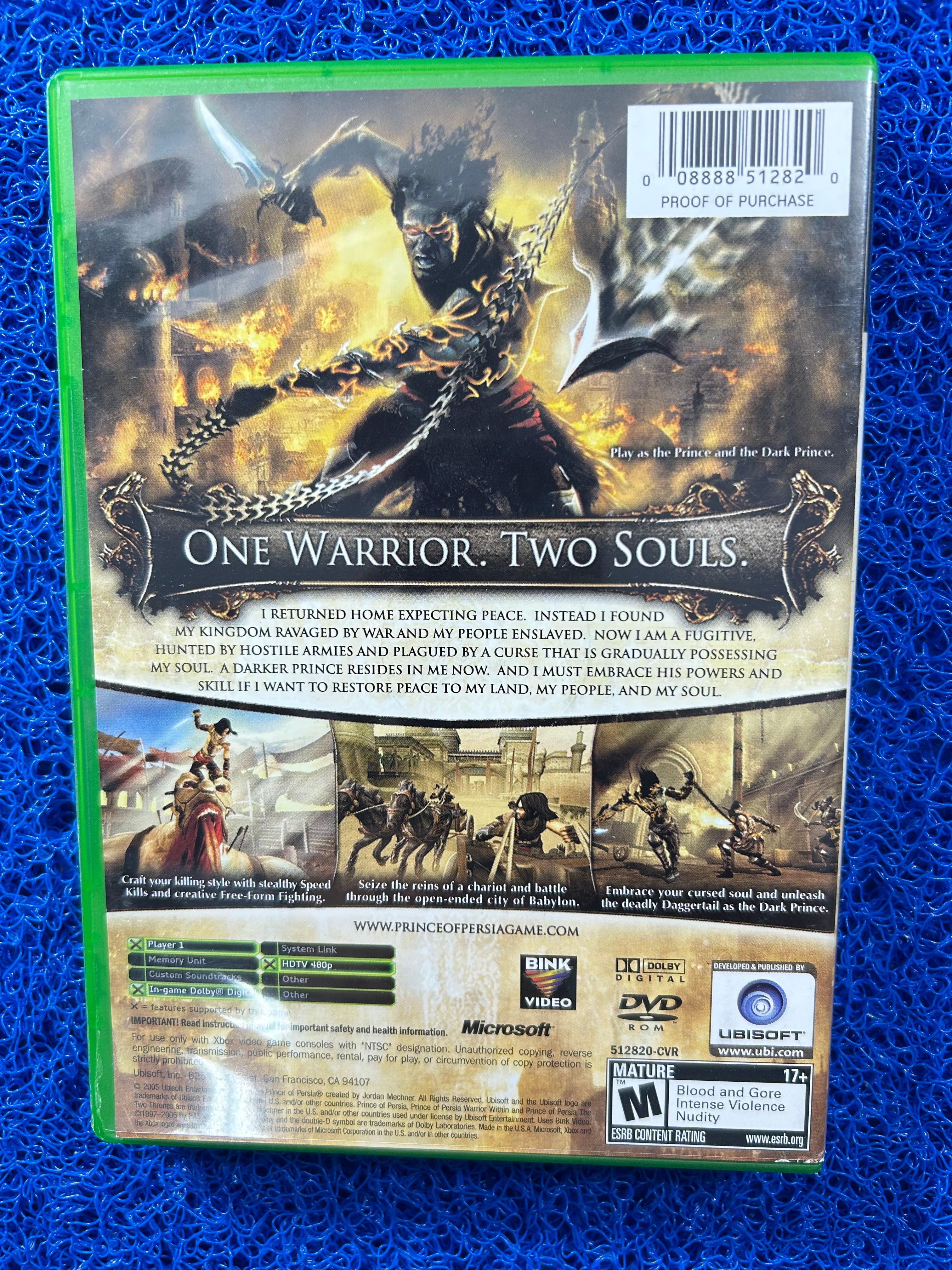XBOX Prince of persia the two thrones (A)