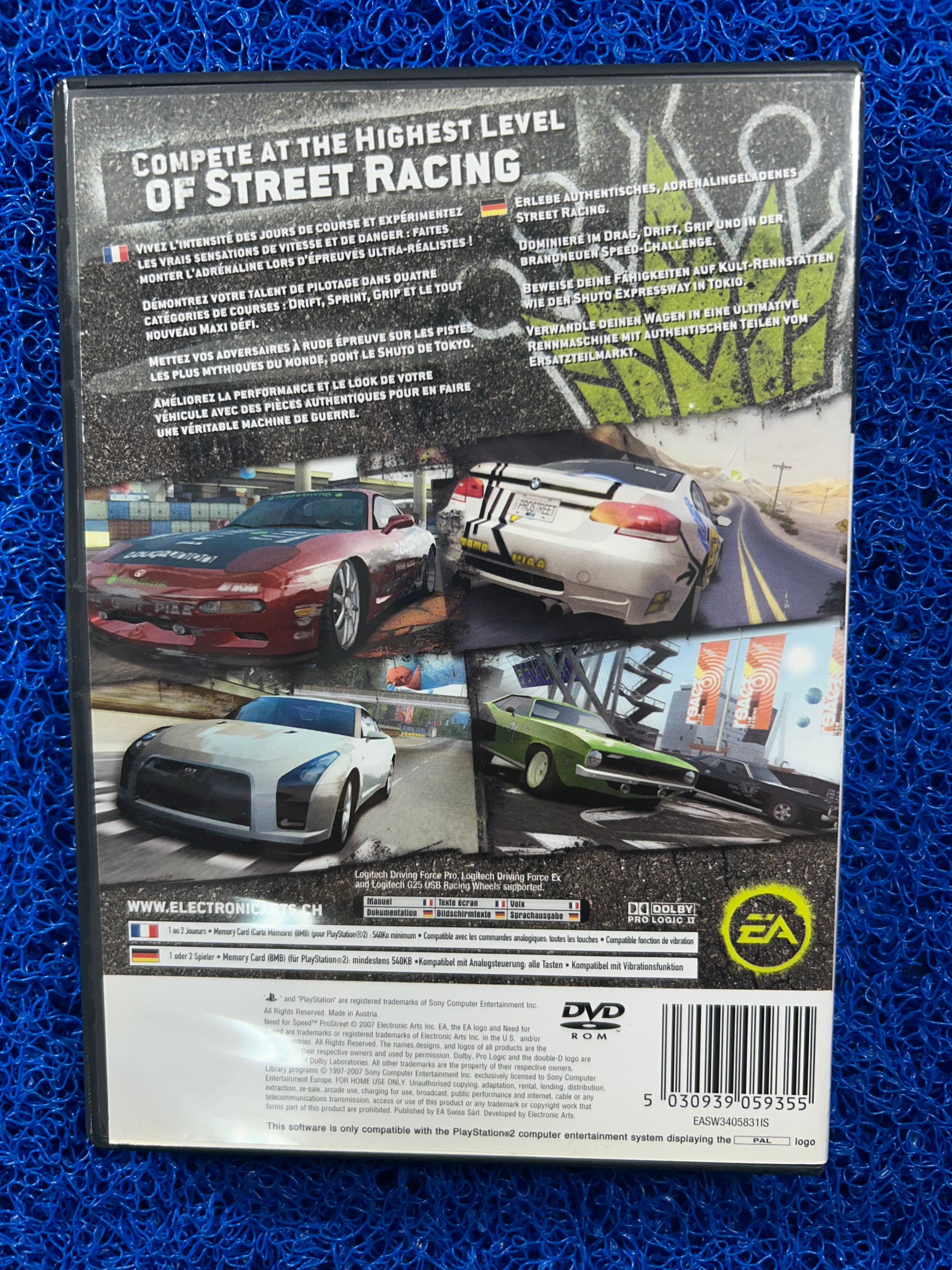 PS2 Need for speed pro street (E)