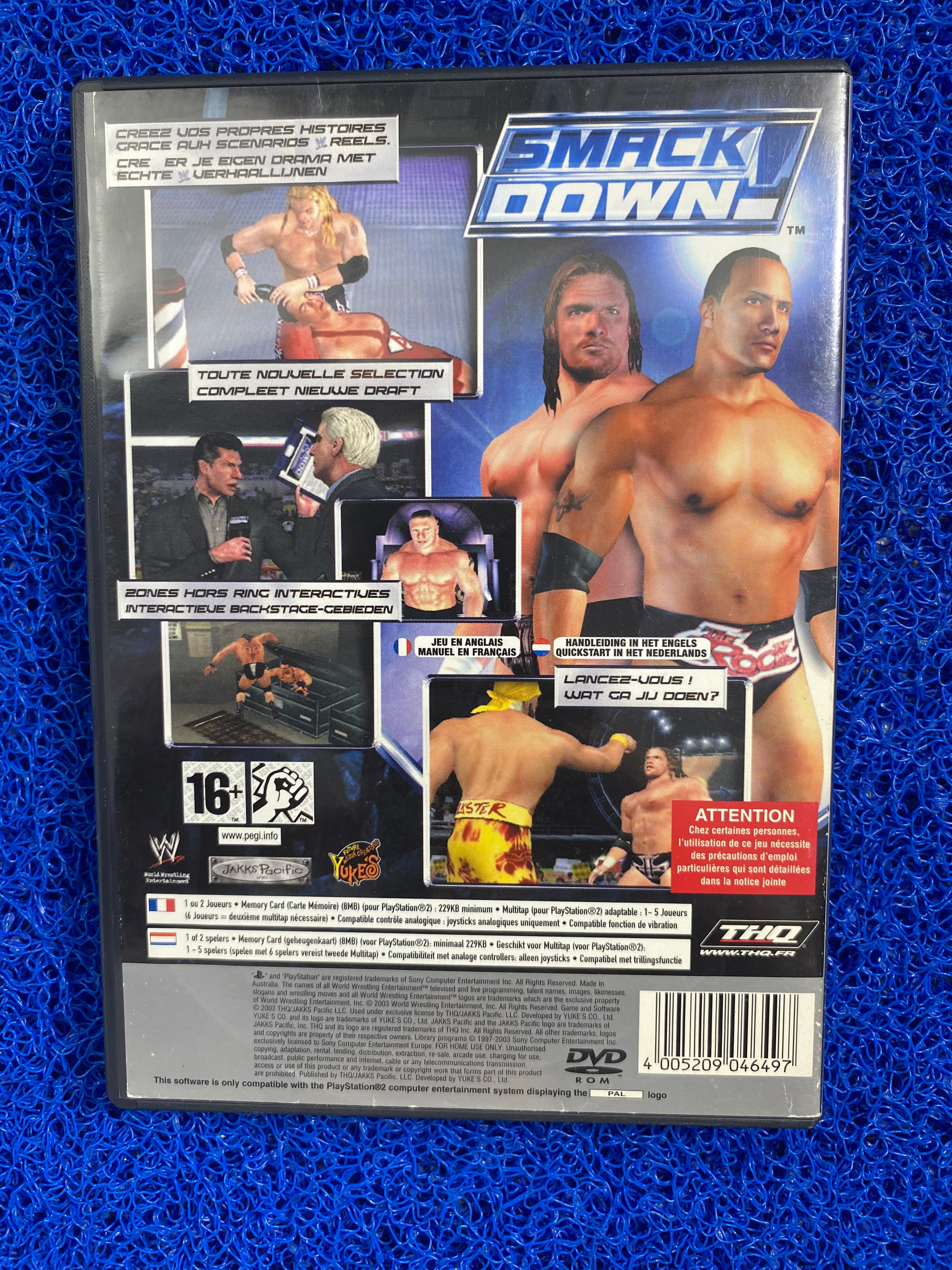 PS2# Smackdown shut your mouth (E)