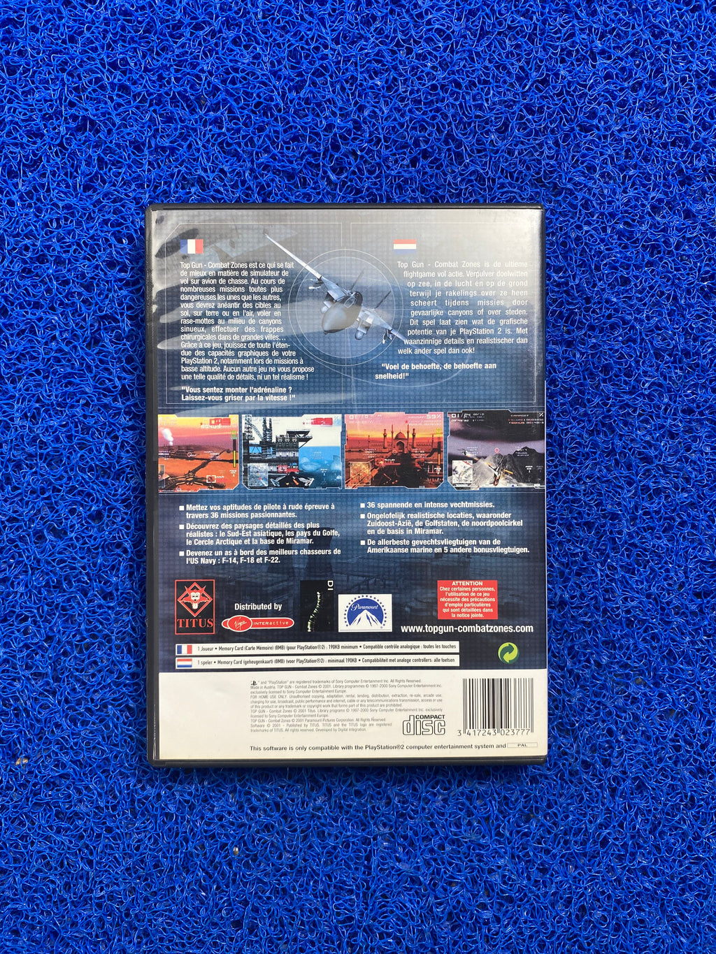 PS2# Top gun combat zones (E)