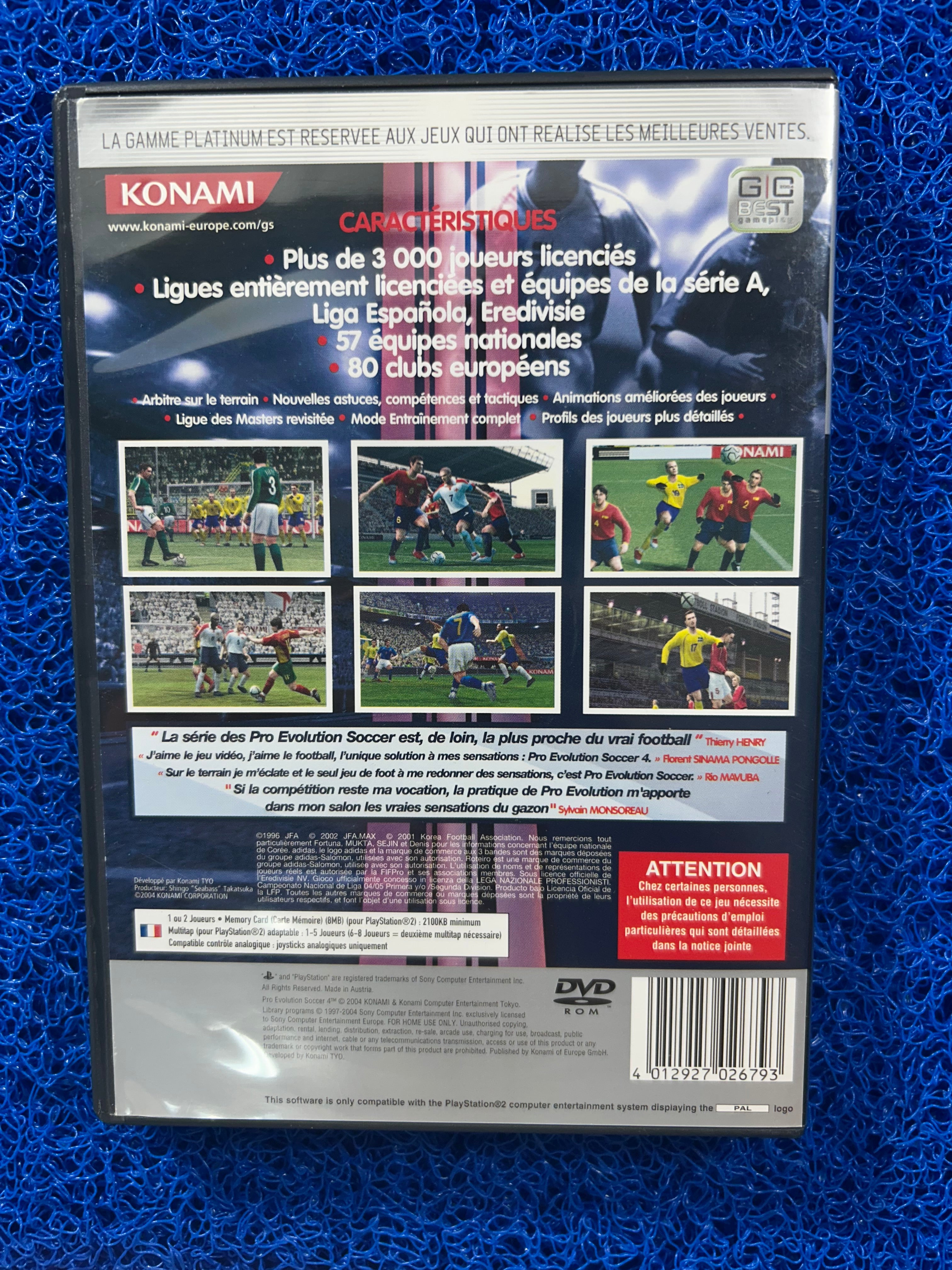 PS2 PES 4 (E)