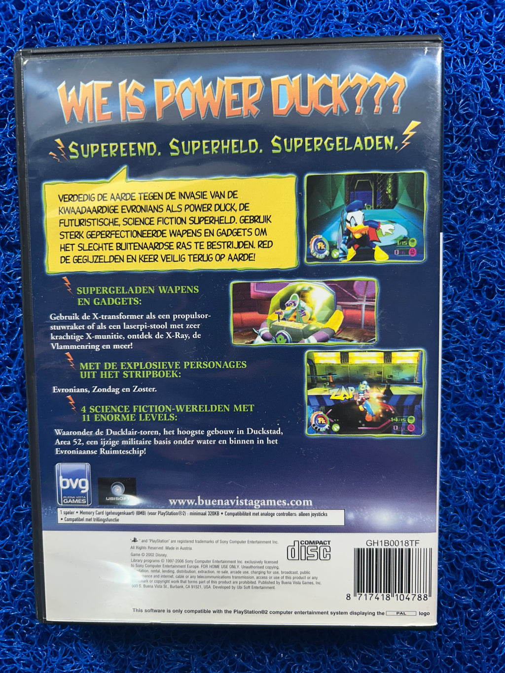 PS2 Donald duck Power duck (E)