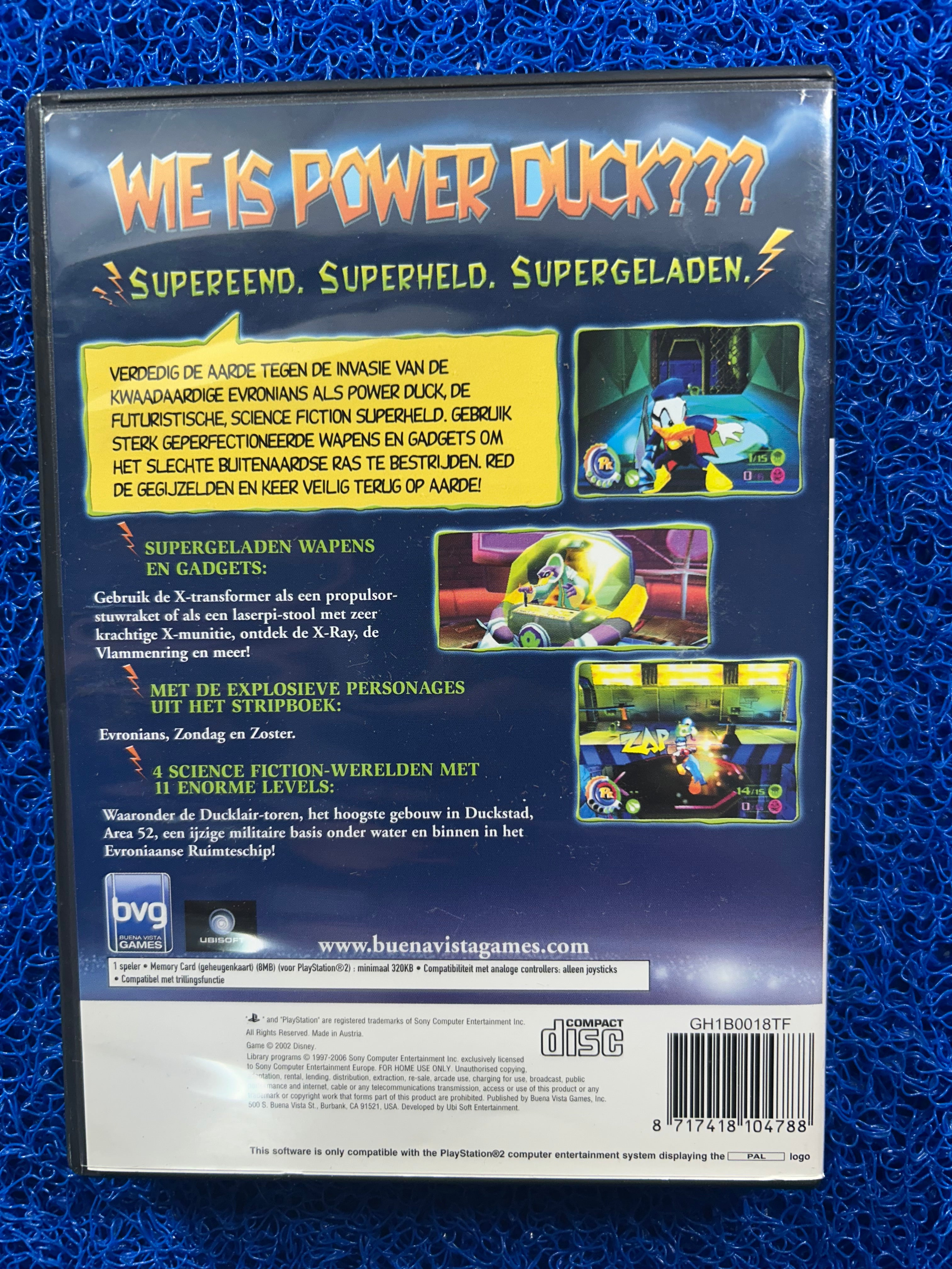 PS2 Donald duck Power duck (E)