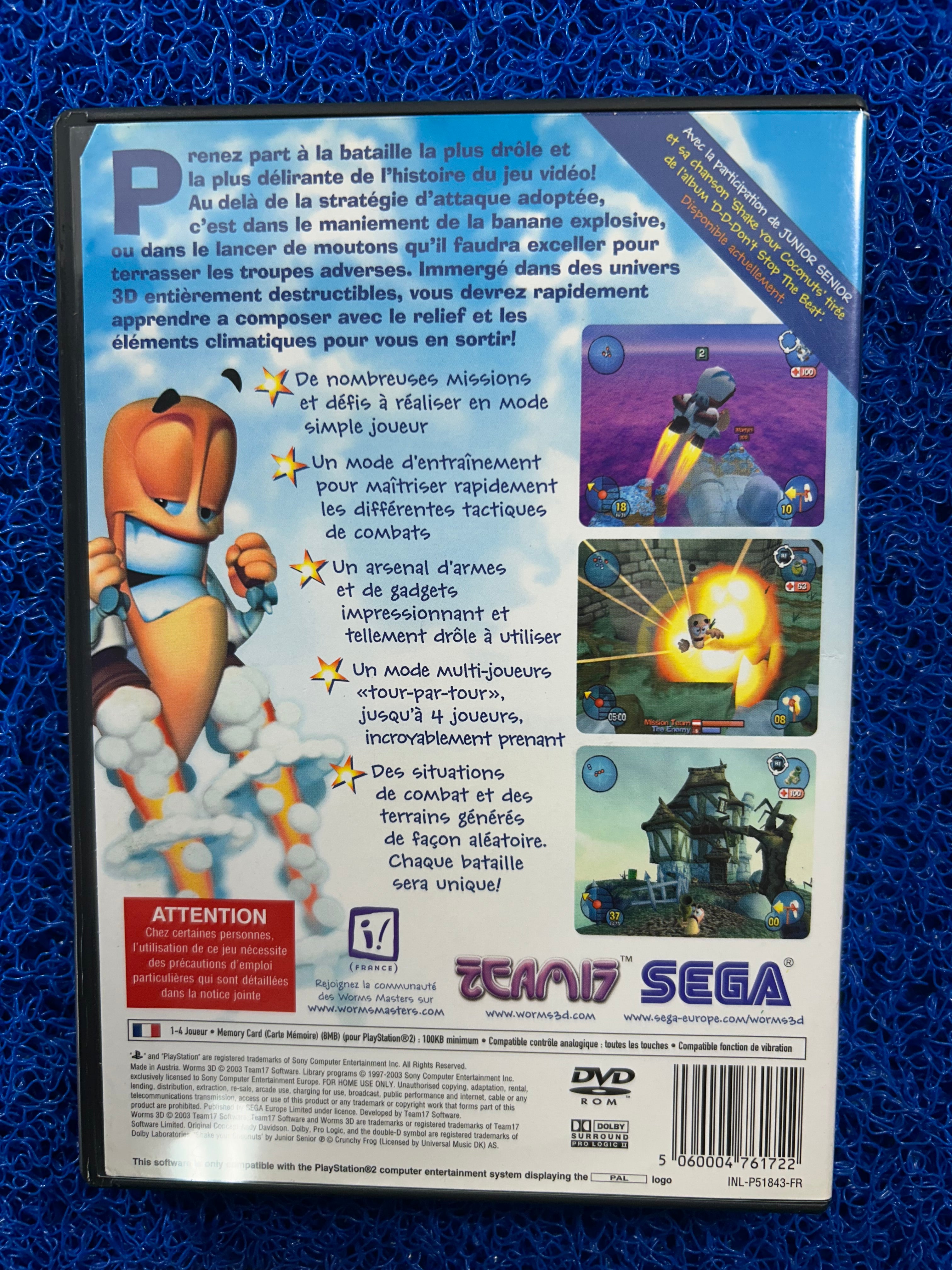 PS2 Worms (E)