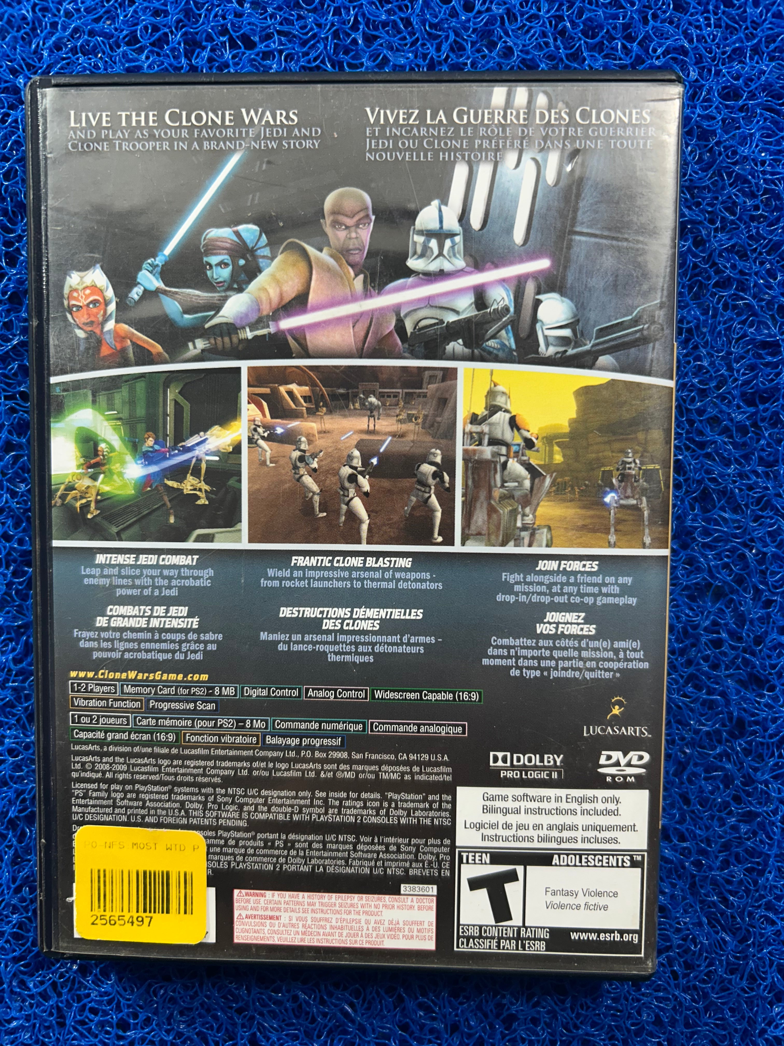 PS2 Star wars the clone wars republic heroes (A)