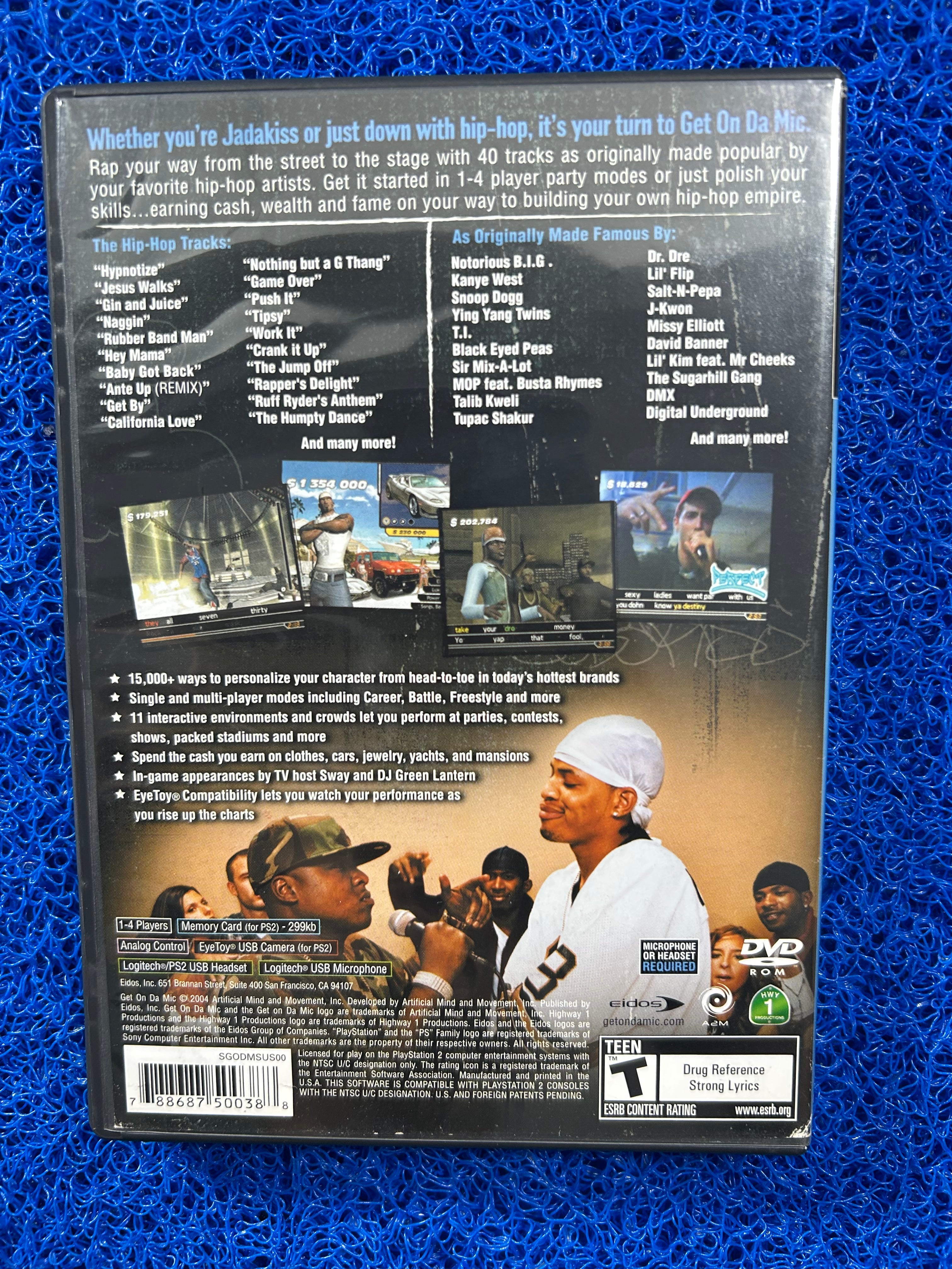 PS2 Get on da mic (A)