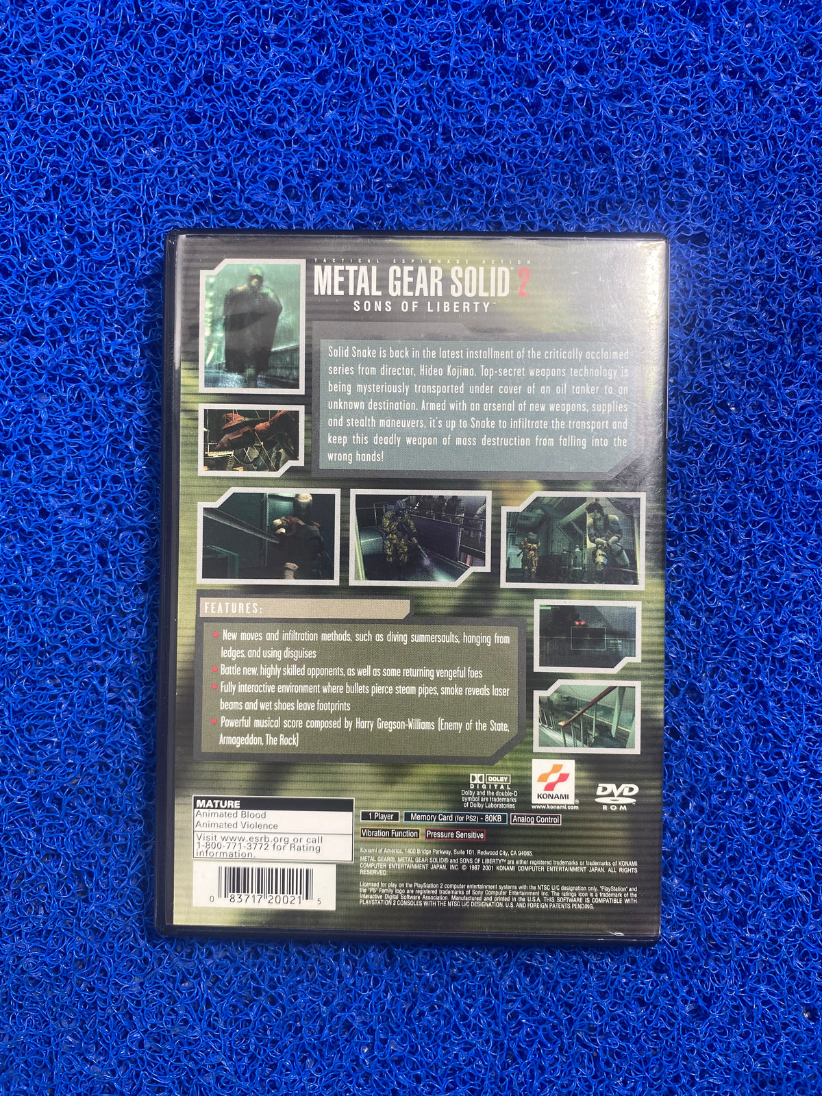 PS2# Metal gear solid 2 (A)