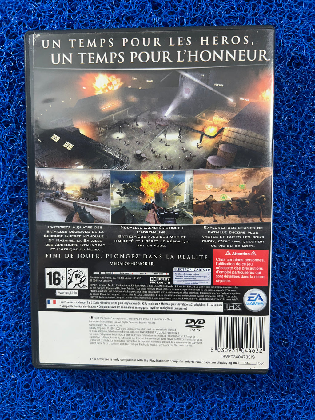 PS2# Medal of honor european assault (E)