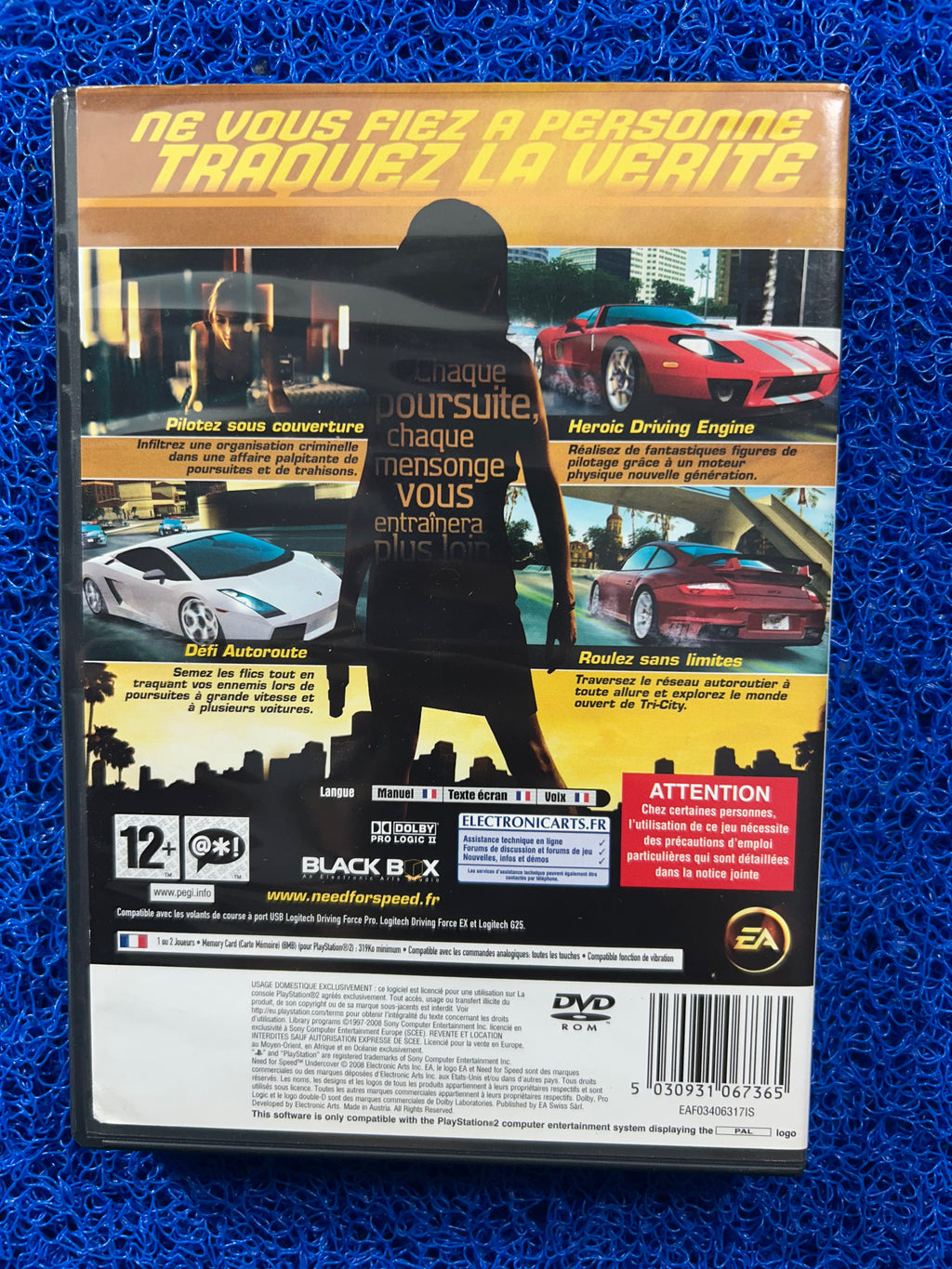 PS2 Need for speed undercover (E)