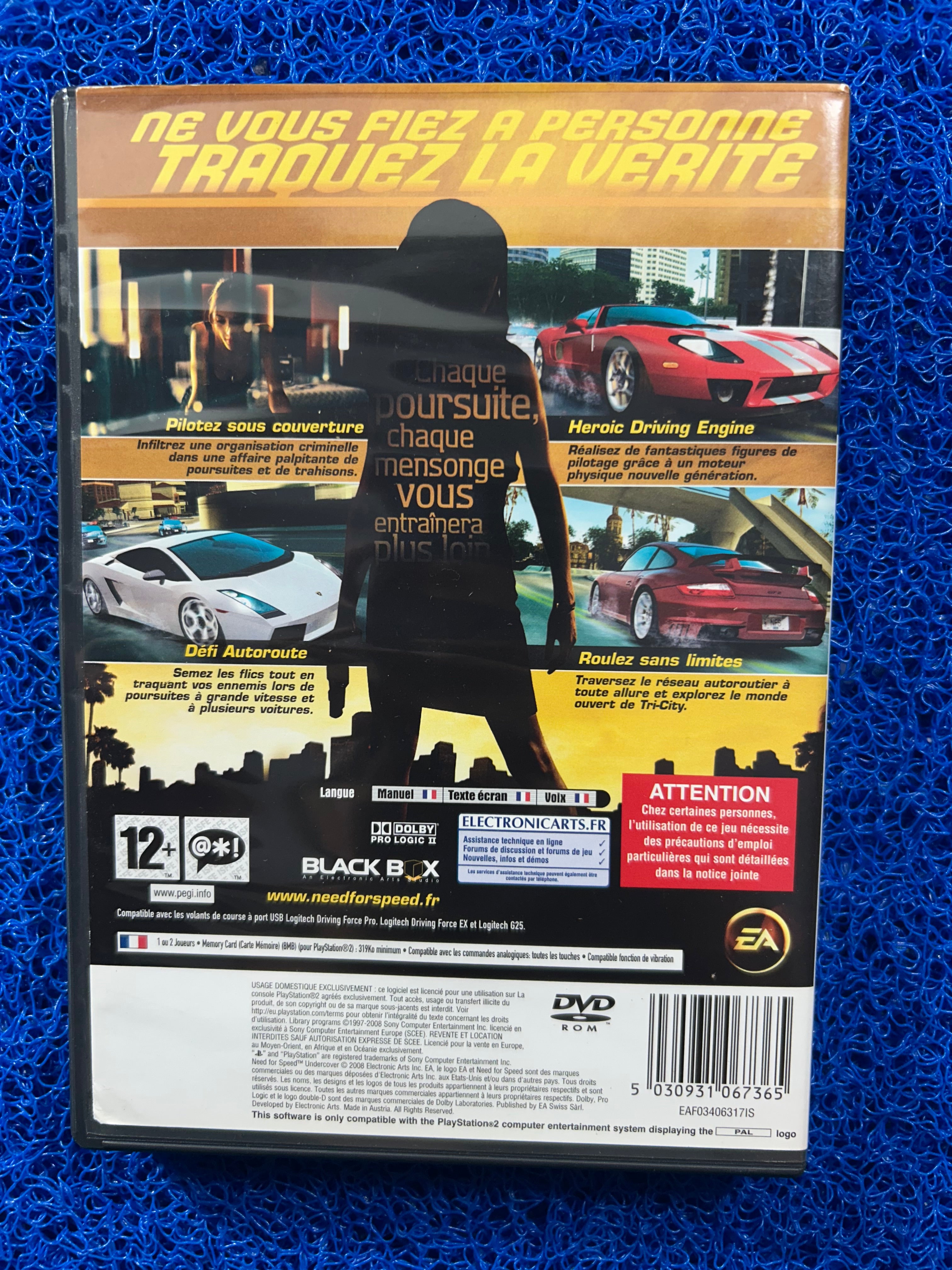 PS2 Need for speed undercover (E)