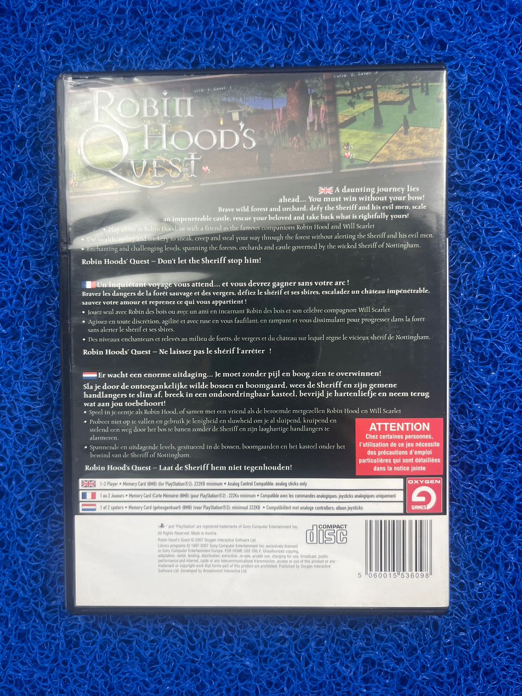 PS2 Robin Hood’s West(E)