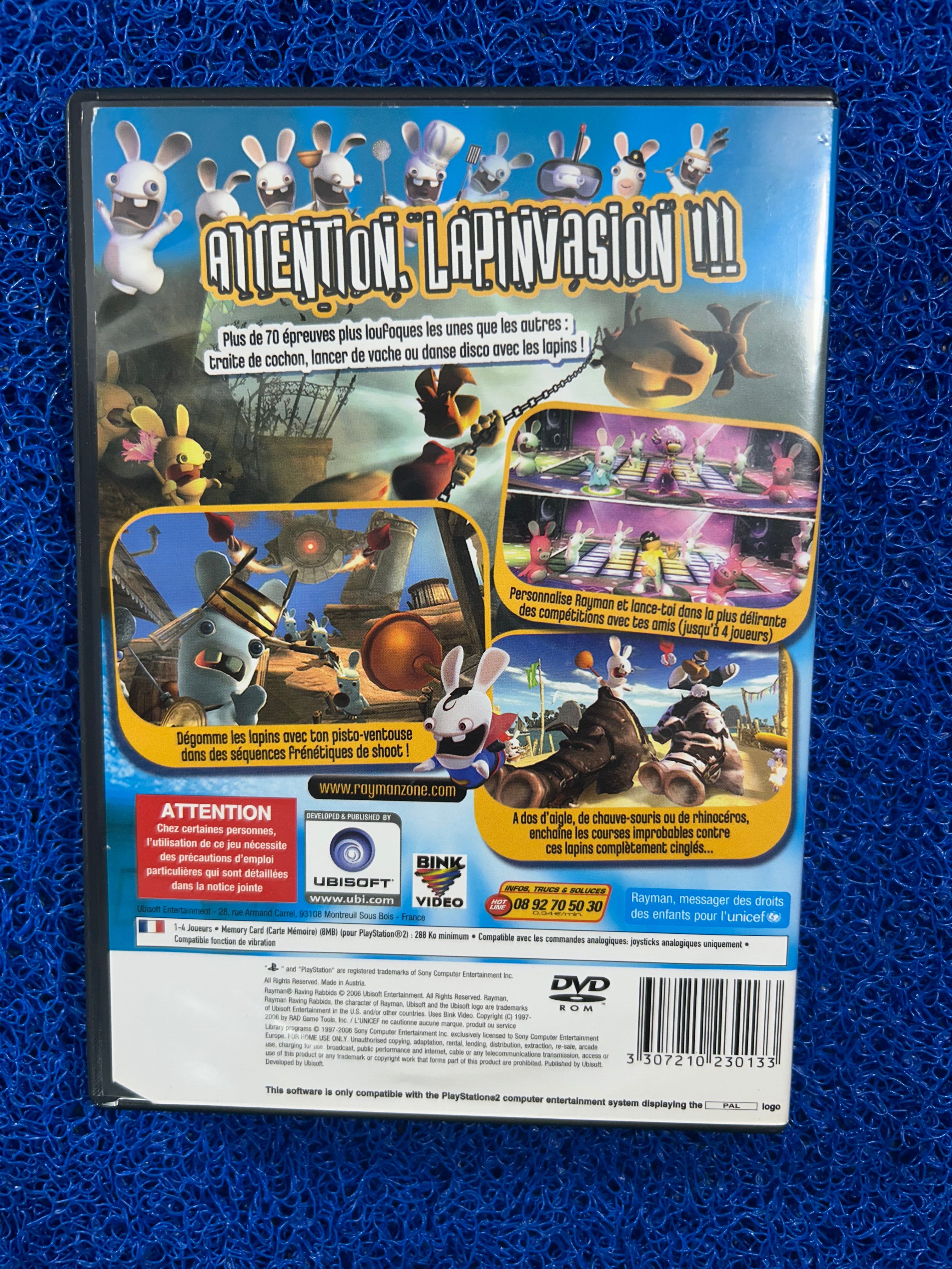 PS2# Rayman raving rabbits (E)